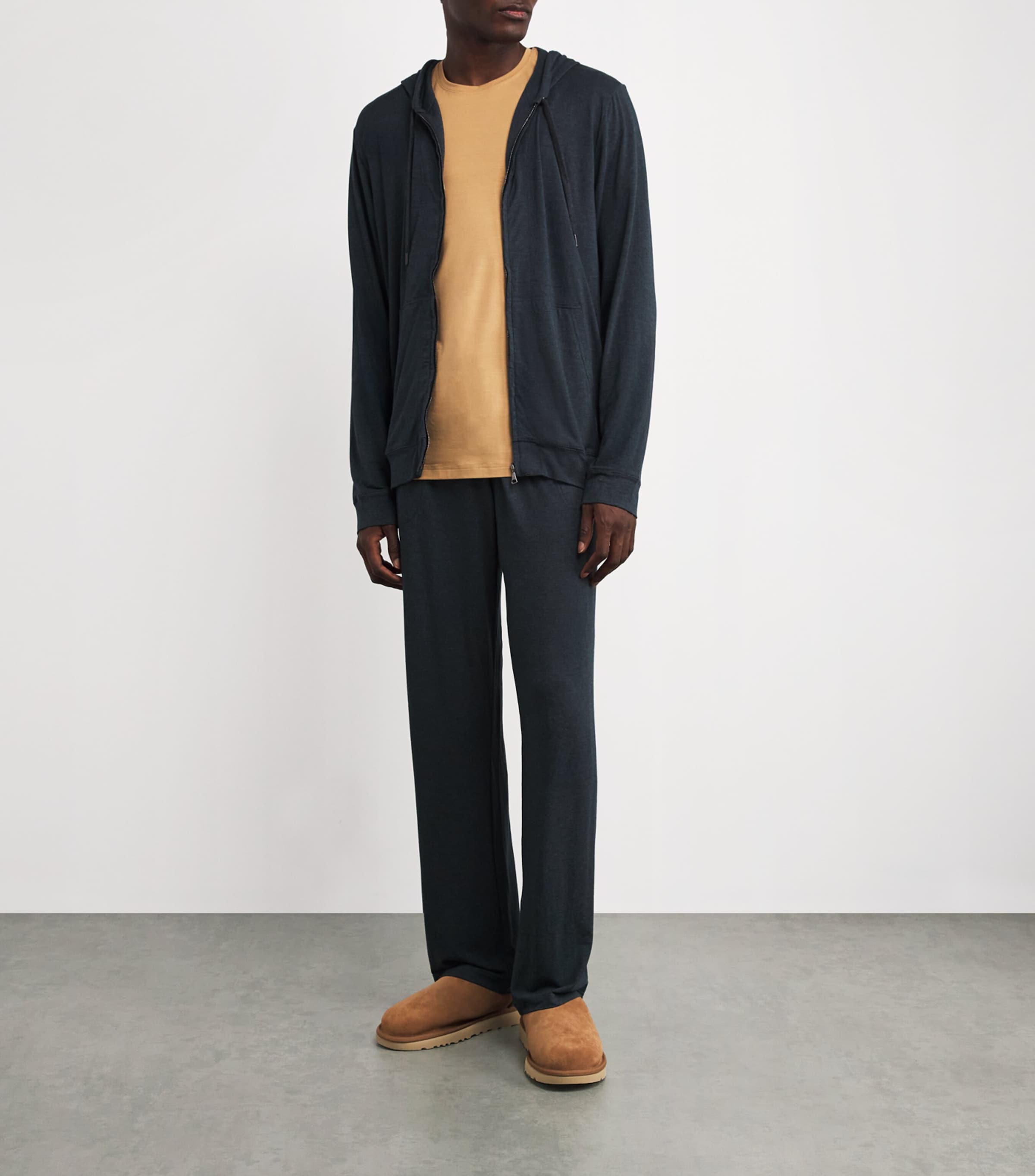 Micromodal Zipped Hoodie GREY/GRAY Image 2