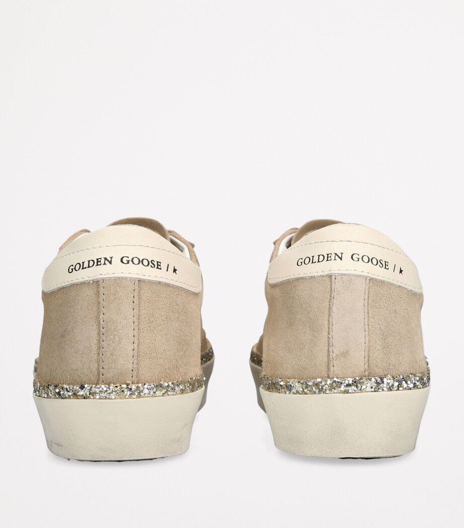 Golden Goose Suede Hi Star Low-Top Sneakers Beige Comb Image 2