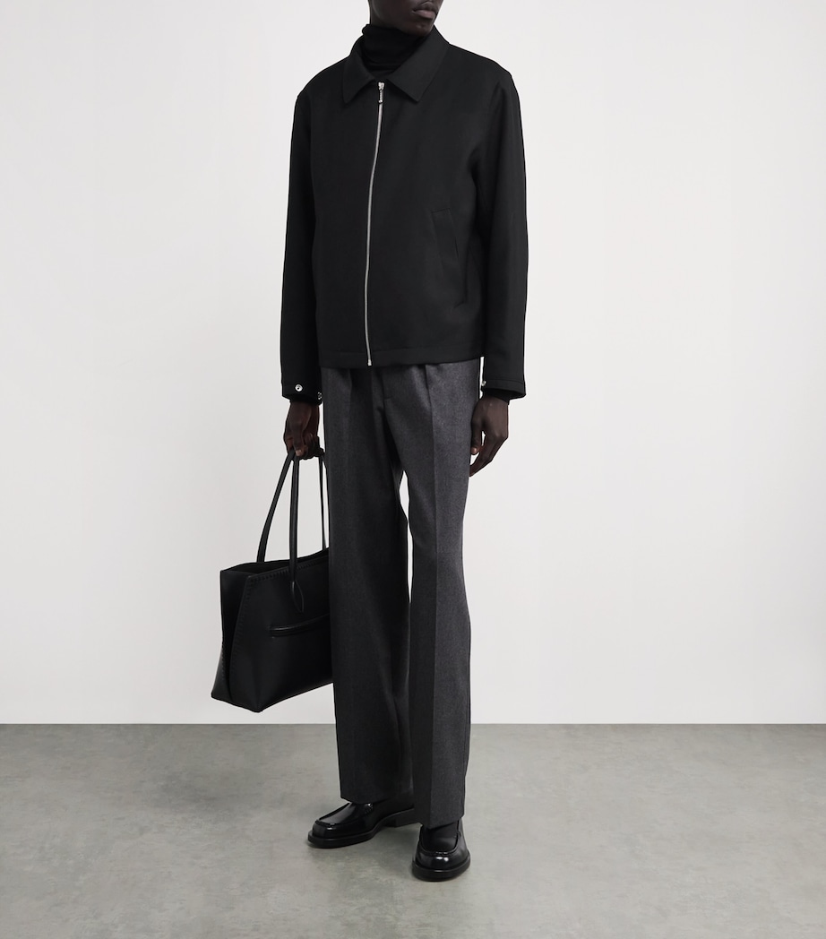 Wool-Blend Jacket BLACK Image 2