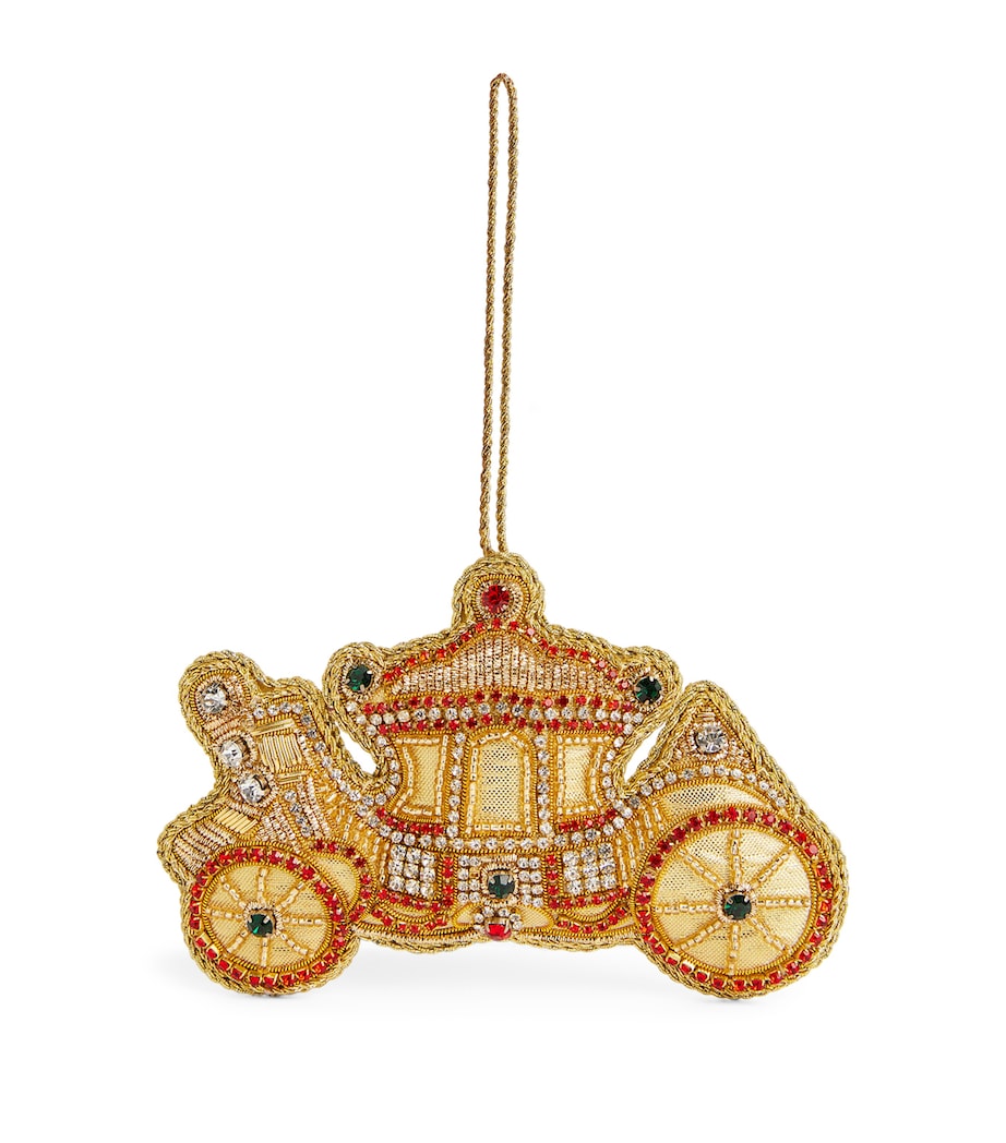 Embellished Carriage Tree Decoration MULTI Image 1