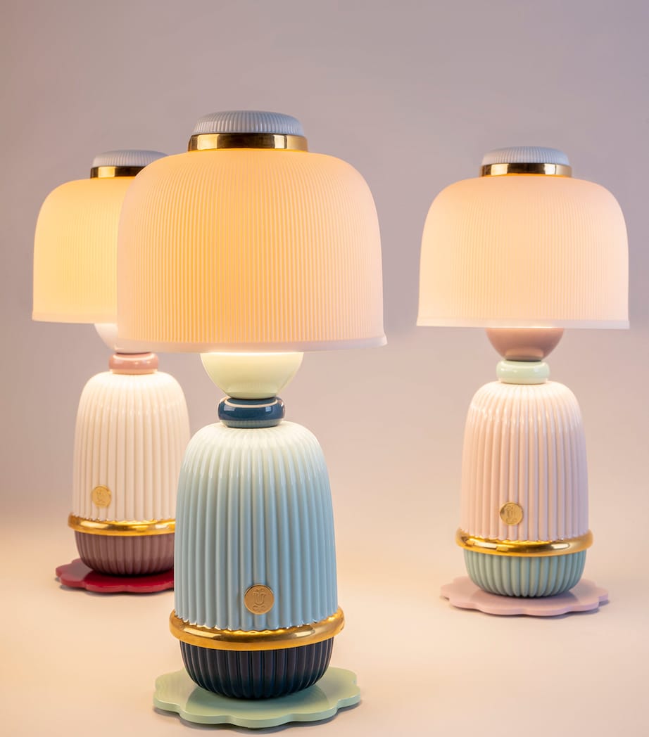 Porcelain Kokeshi Lamp BEIGE Image 4