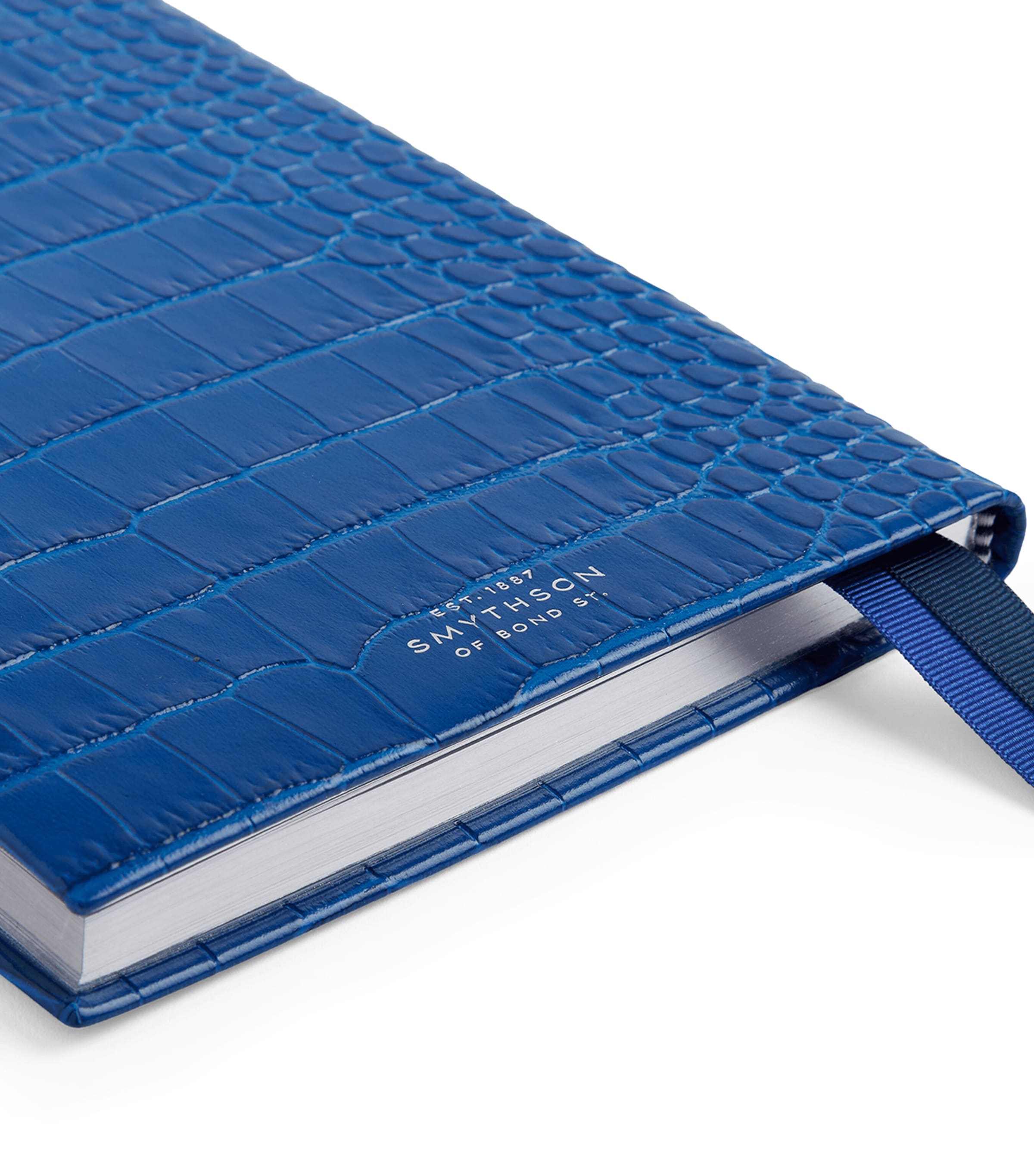 Smythson Leather Soho Weekly Diary 2027 Cerulean Image 4