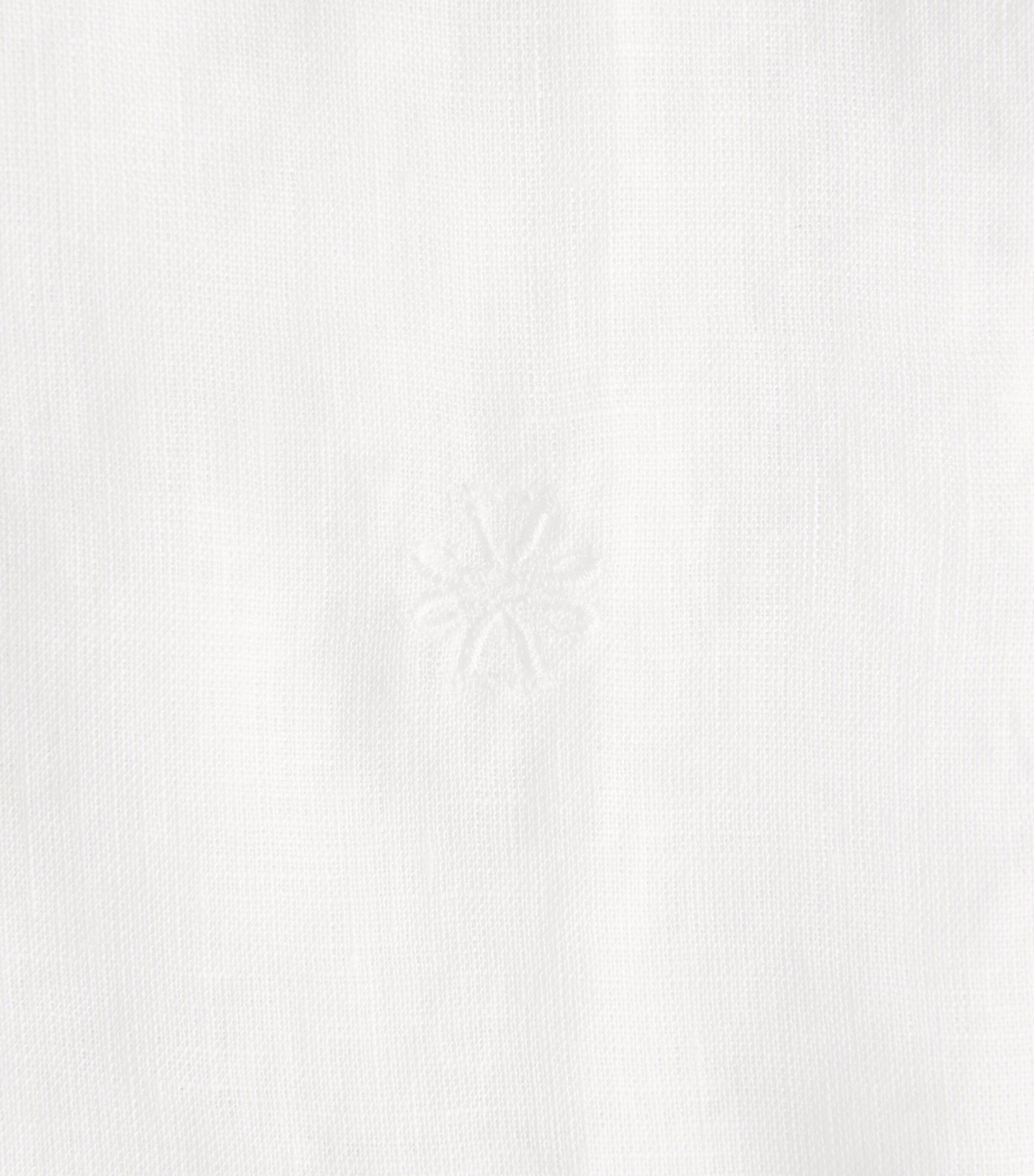 JACOB COHËN Mens Linen Long-Sleeve Shirt Optical White Image 6