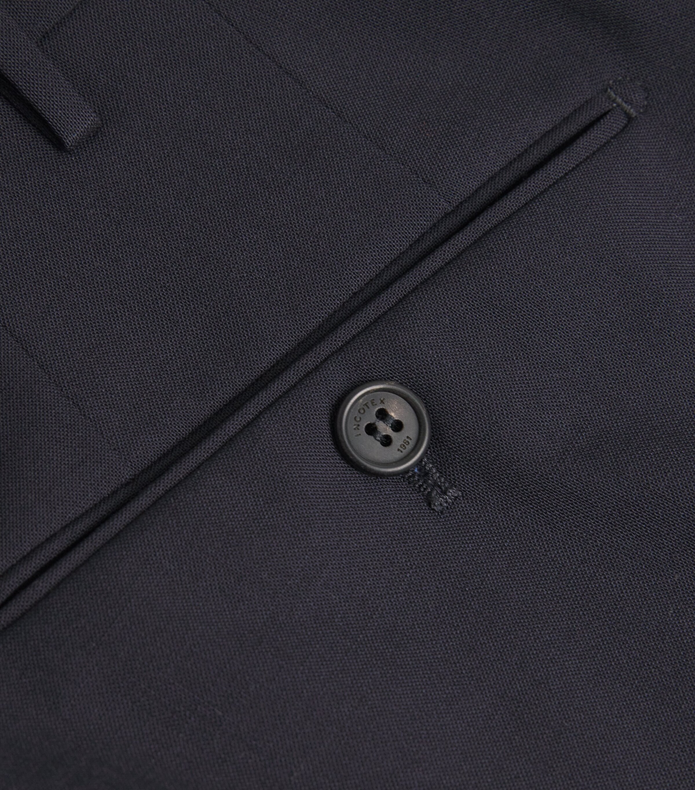 slowear Mens Stretch-Wool Tailored Trousers Blue Scuro Image 5