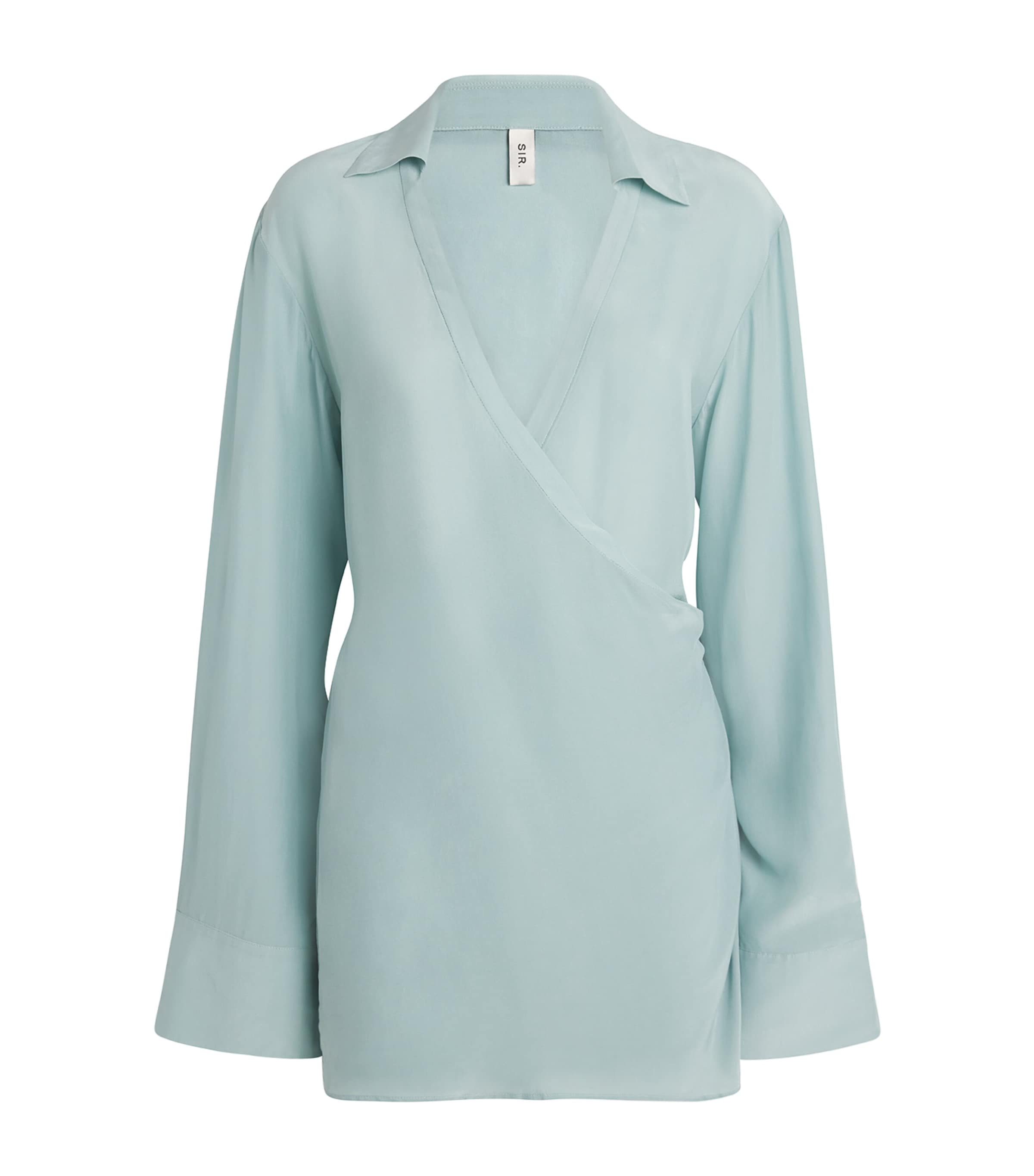 Sir Cotton Azura Mini Dress In Blue