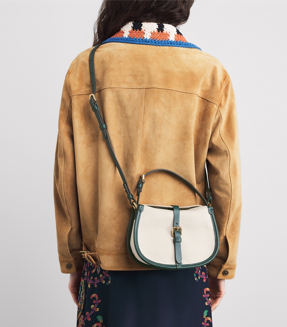 Small Canvas Pony Cross-Body Bag V0403 Image 5