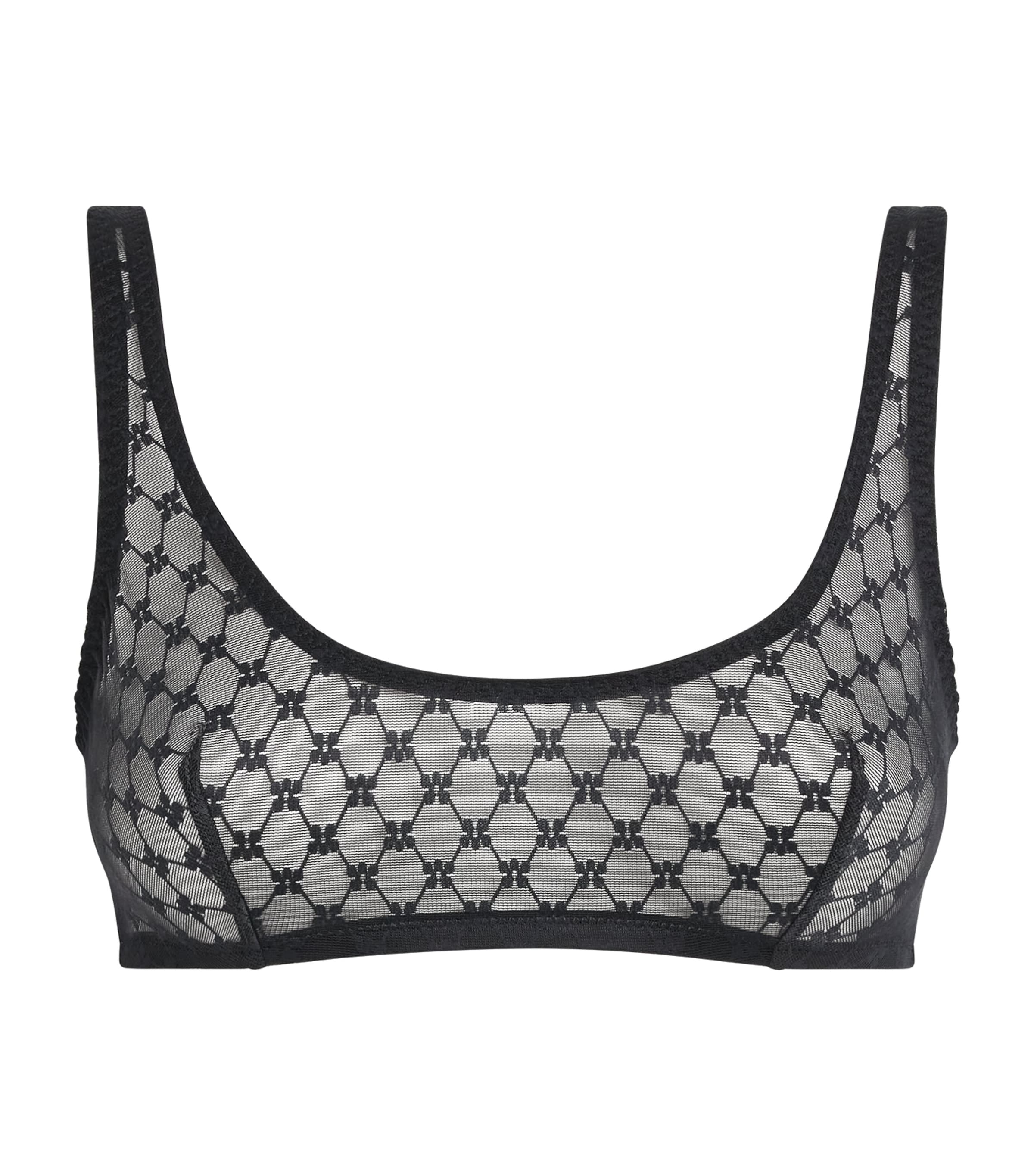 Simone Perele Womens Lace Wireless Bra Black Image 1