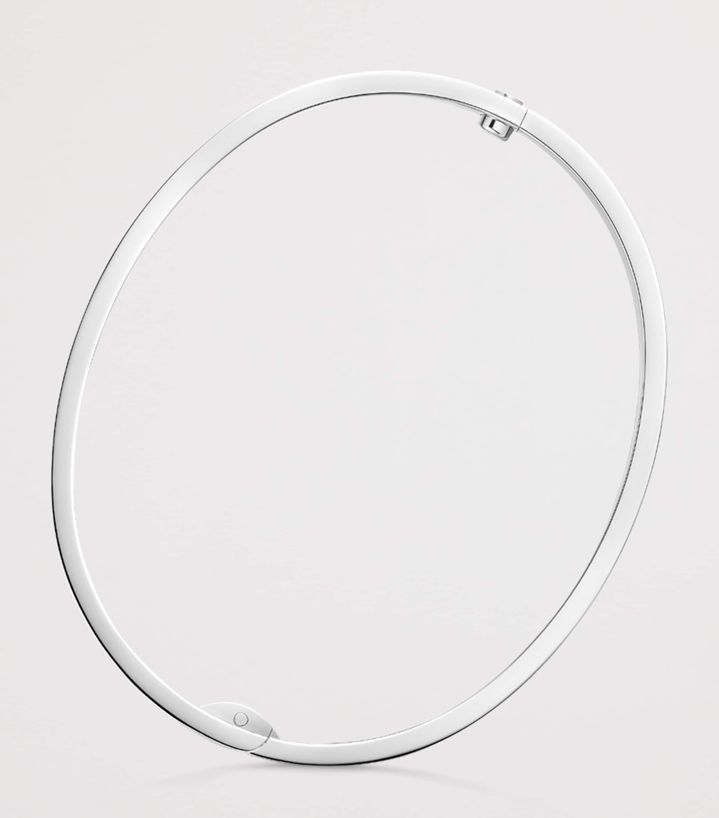 White Gold and Diamond LOVE Bracelet WHITE GOLD Image 3