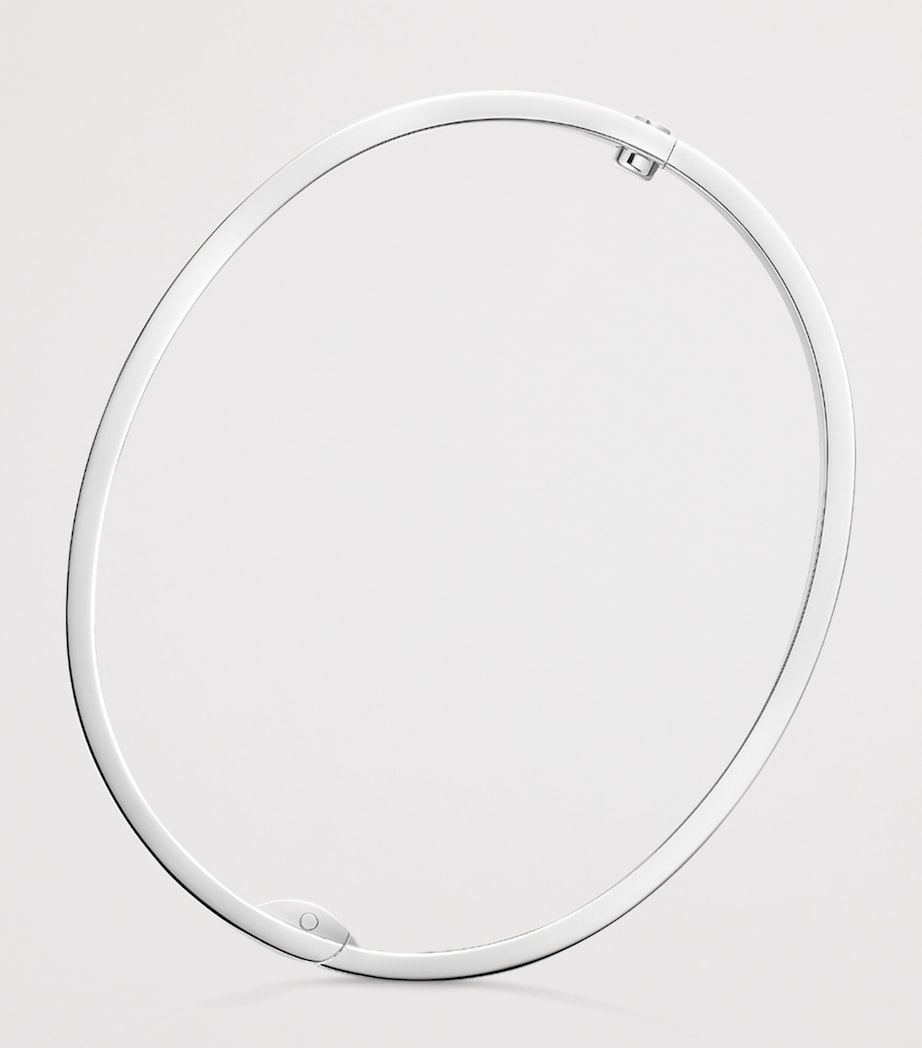 White Gold and Diamond LOVE Bracelet WHITE GOLD Image 3