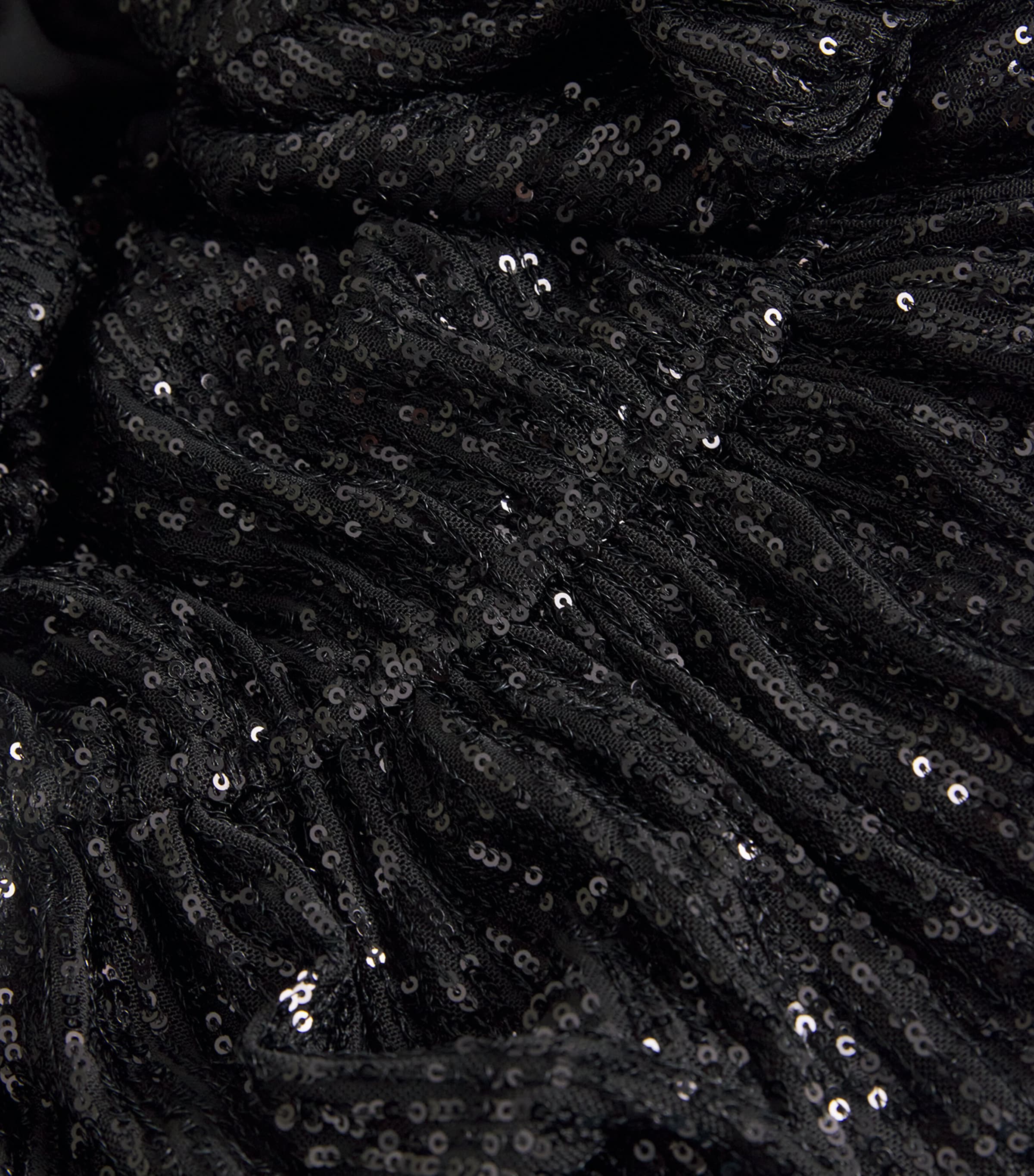 Sequin Gianetta Mini Dress BLACK Image 5