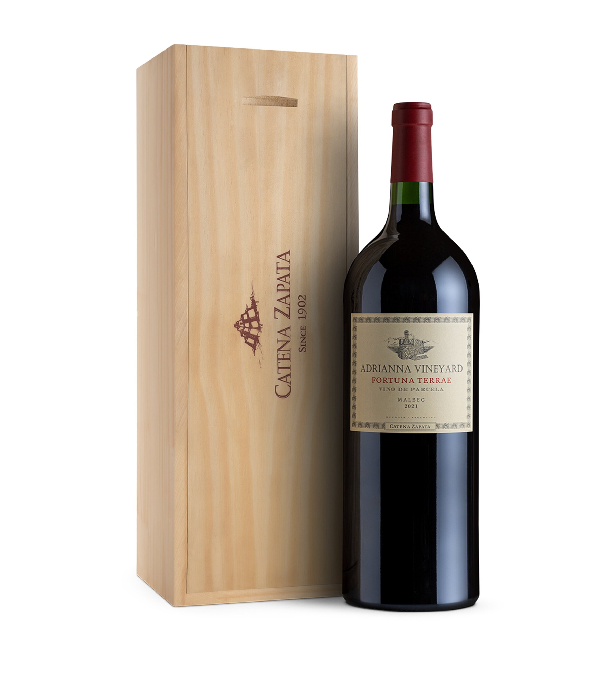 Catena Adrianna Vineyard Fortuna Terrae Malbec 2021 (150cl) – Mendoza, Argentina Image 1
