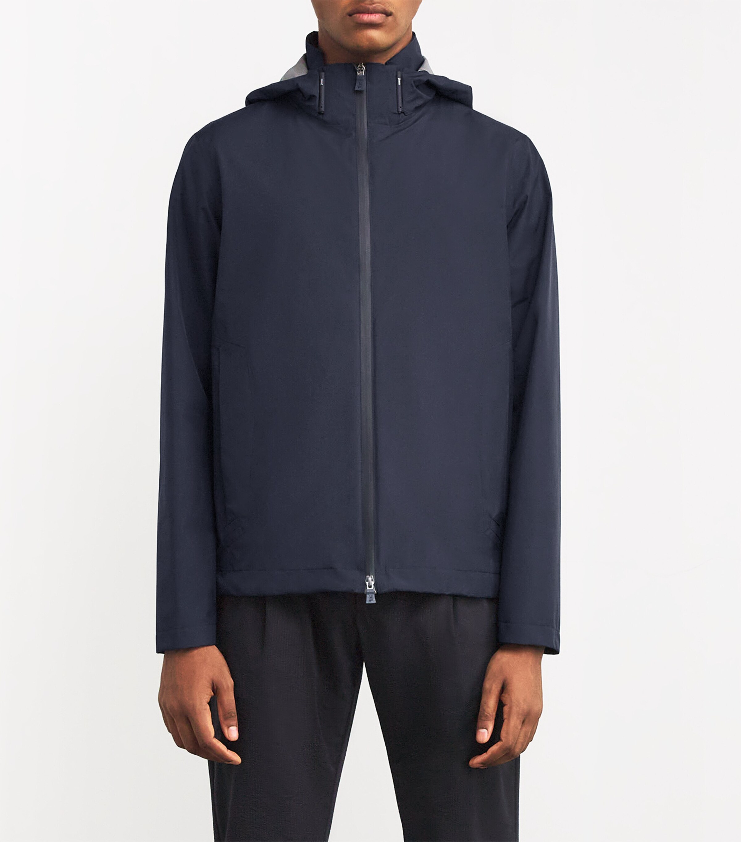 Waterproof Hooded Jacket 9201BLU NAVY Image 3