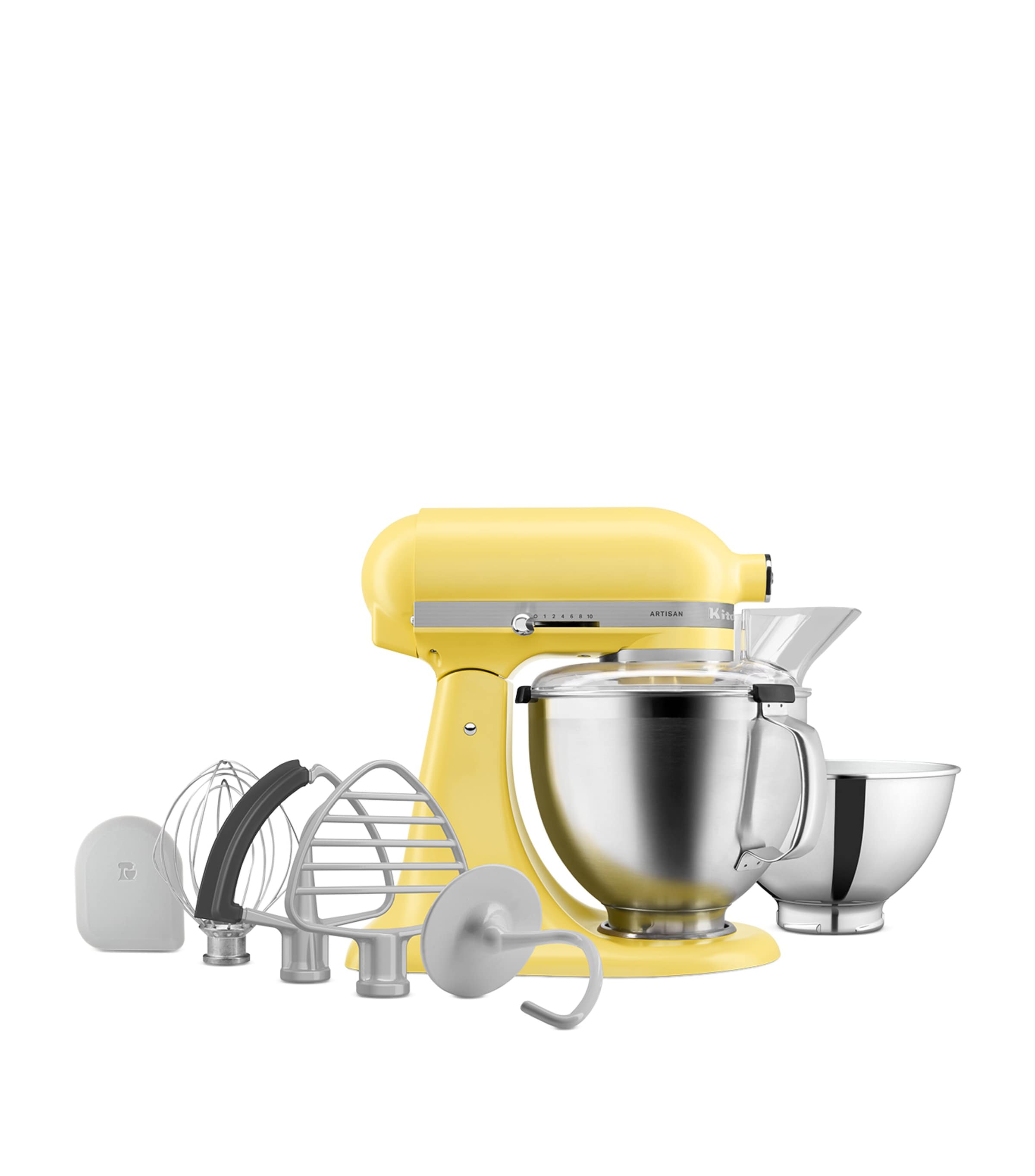 KitchenAid Artisan KSM150スタンドミキサー イエロー KitchenAid Artisan Series 5 Quart Tilt-Head Stand Mixer, Majestic