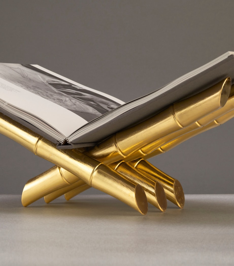 L'Objet Gold-Plated Bambou Book Rest Image 4