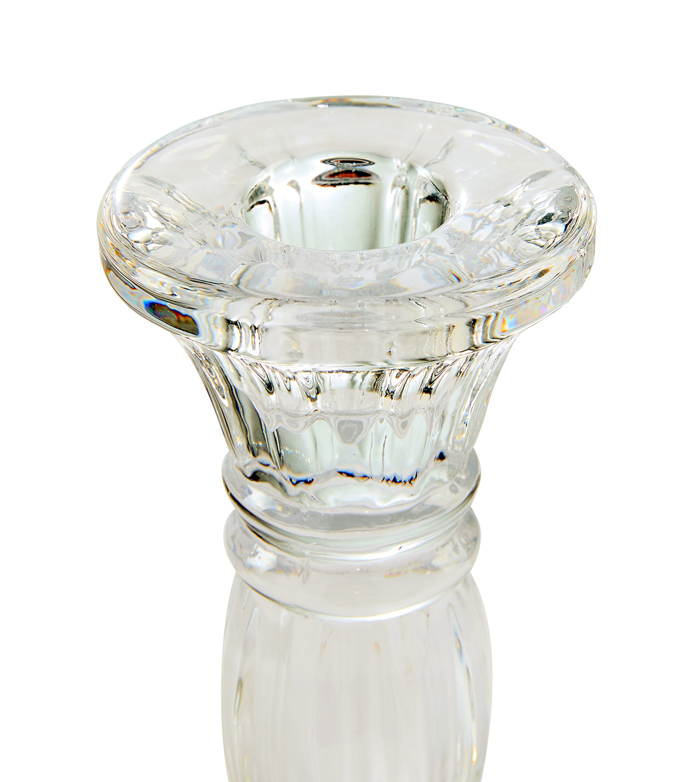 Harrods Glass Candlestick Image 4