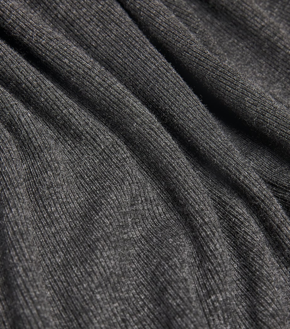 Ribbed Emma Maxi Skirt HEATHER CHARCOAL CHA Image 5