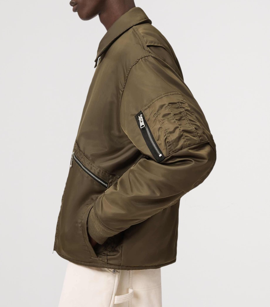 Fallon Bomber Jacket KHAKI BROWN Image 6
