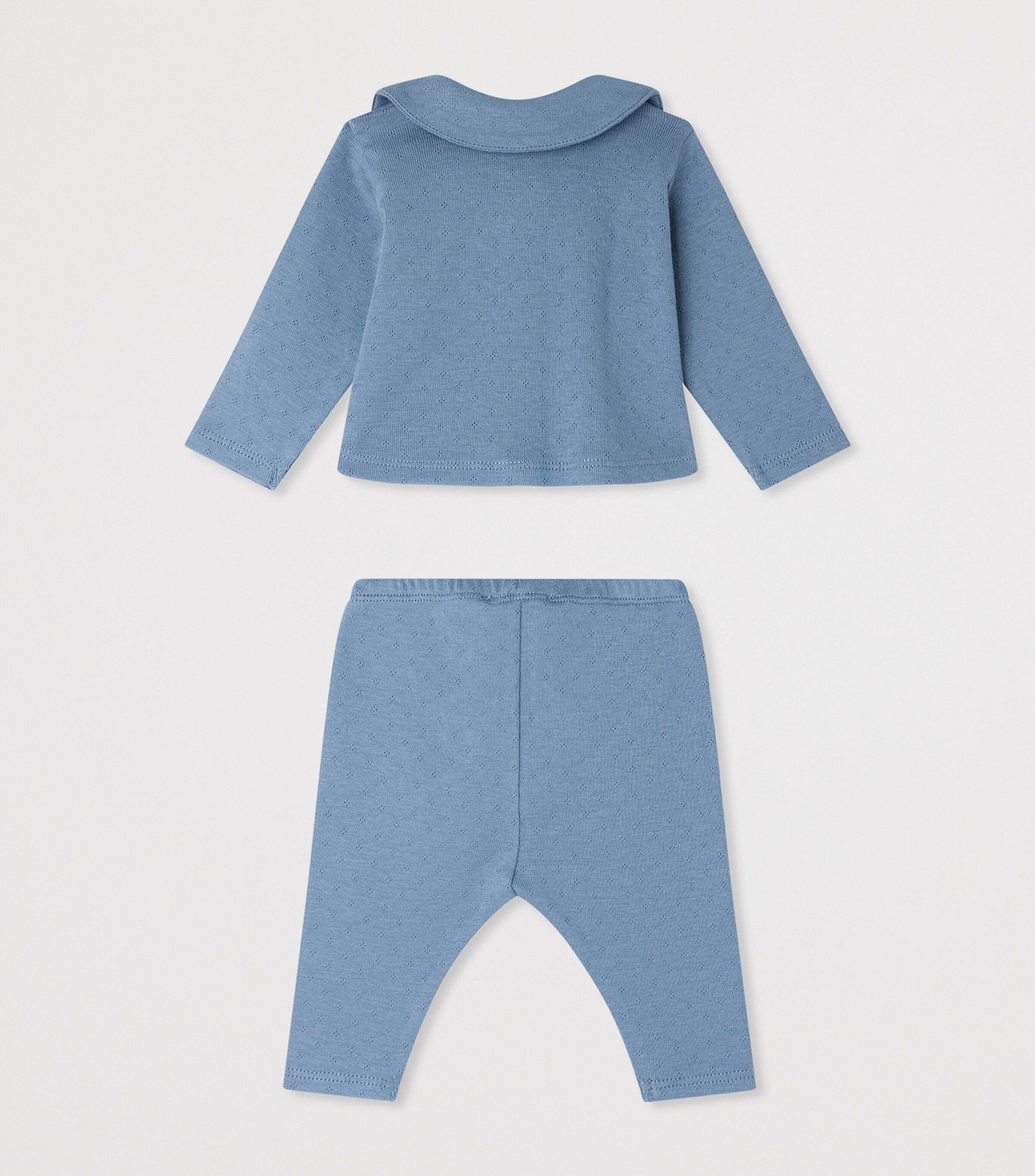 Bonpoint Cotton Pointelle Shirt and Leggings Set (3-18 Months) Jean Fonce Image 2
