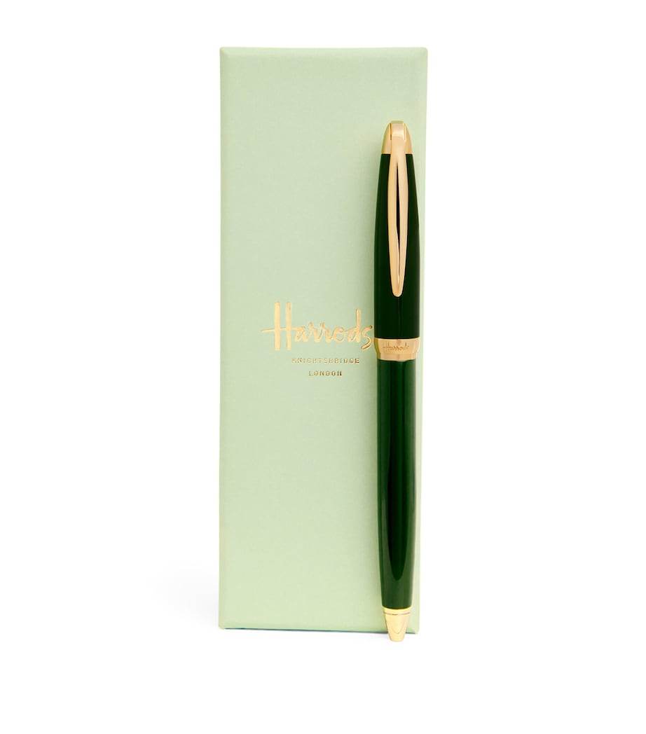 Harrods Ballpoint Pen Green Image 1