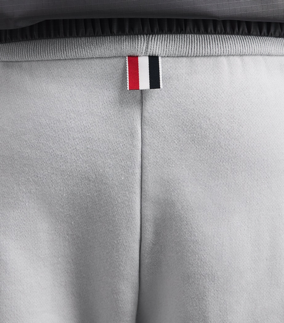 Thom Browne Mens Cotton 4-Bar Sweatpants Pale Grey Image 3