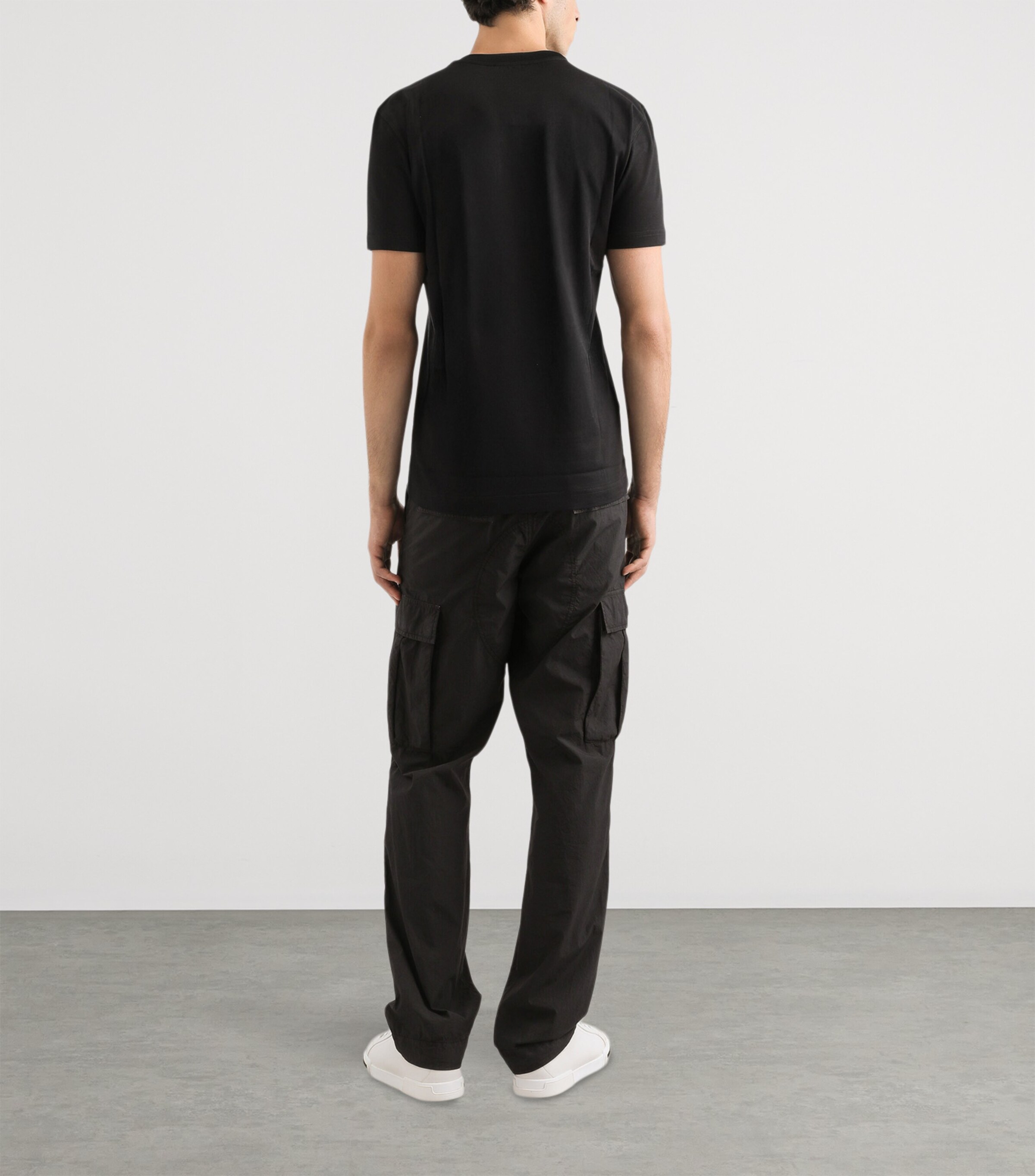 Cotton Logo T-Shirt N0000-BLACK Image 5