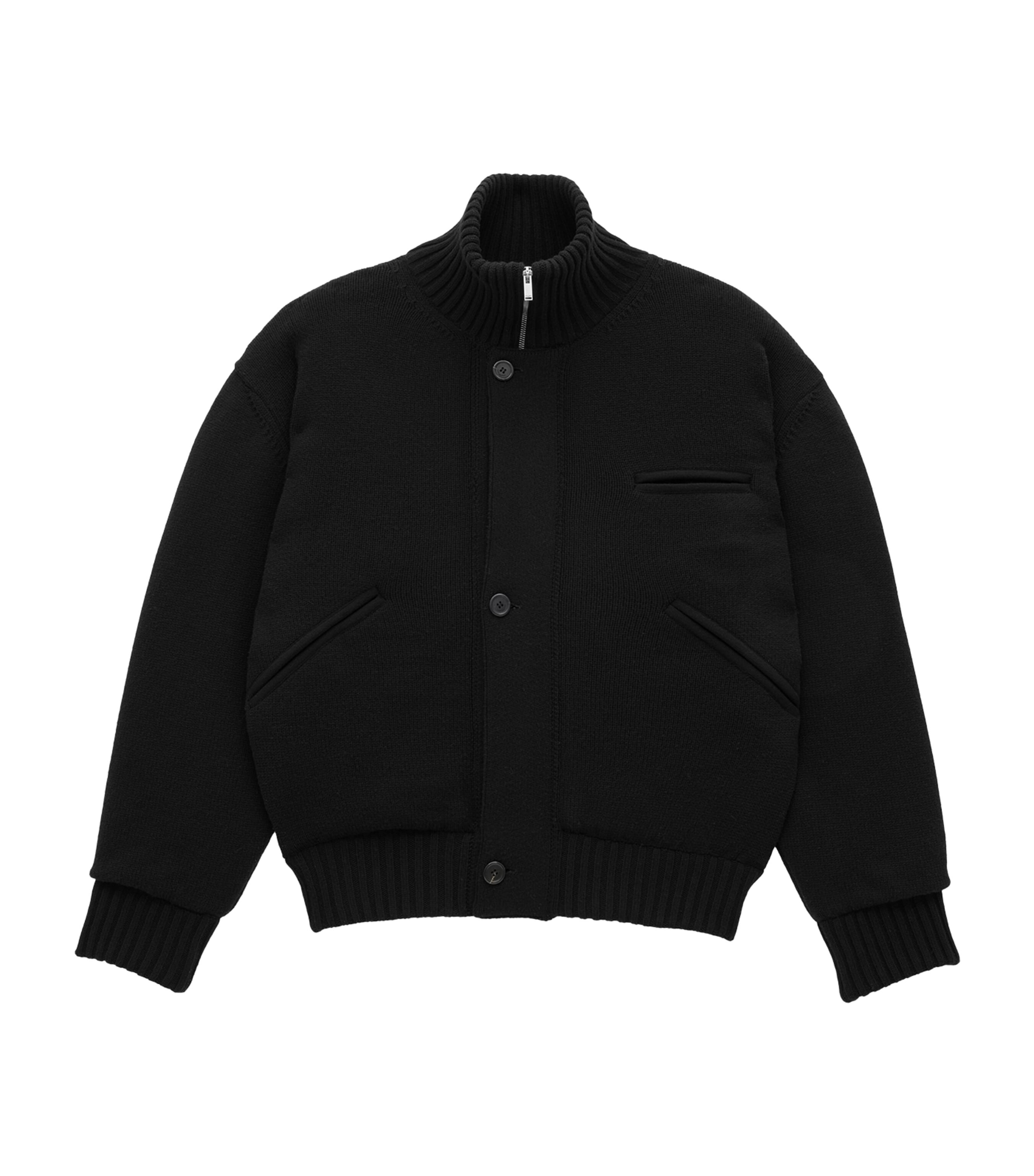 Virgin Wool Bomber Jacket 1000 Image 2