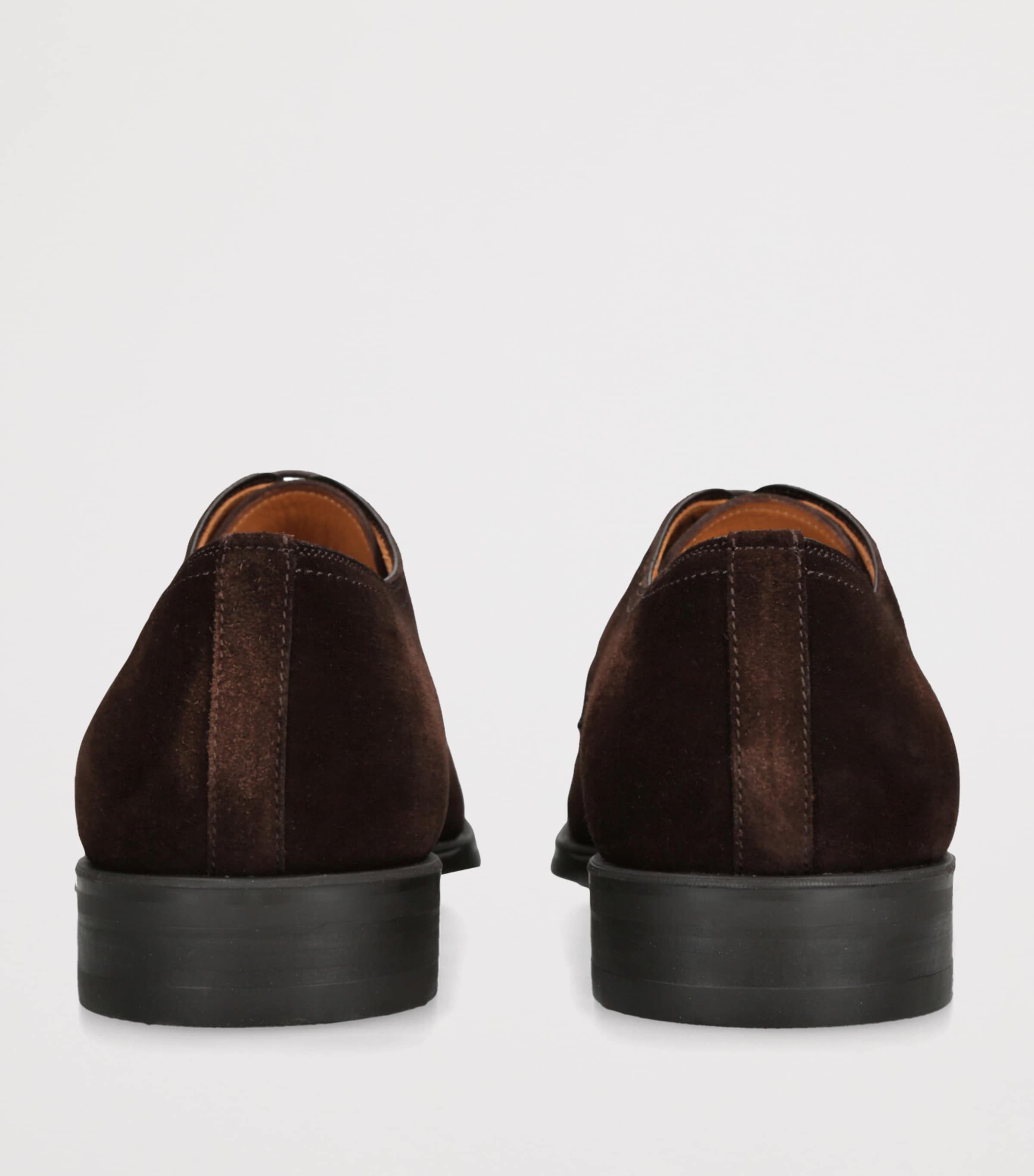 Suede Madis Derby Shoes BROWN Image 2
