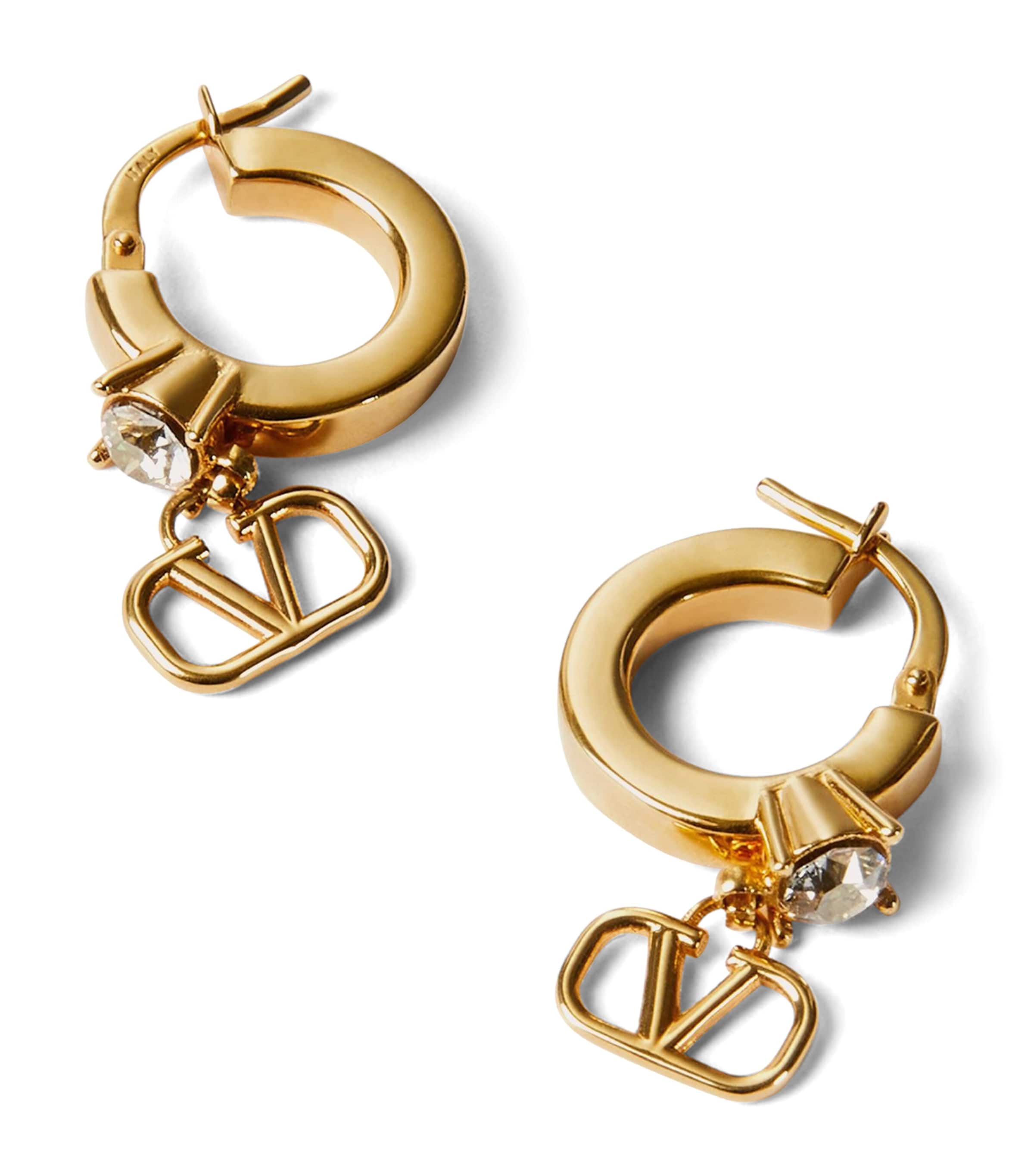 Valentino Garavani Mini VLogo Signature Earrings | Harrods UK