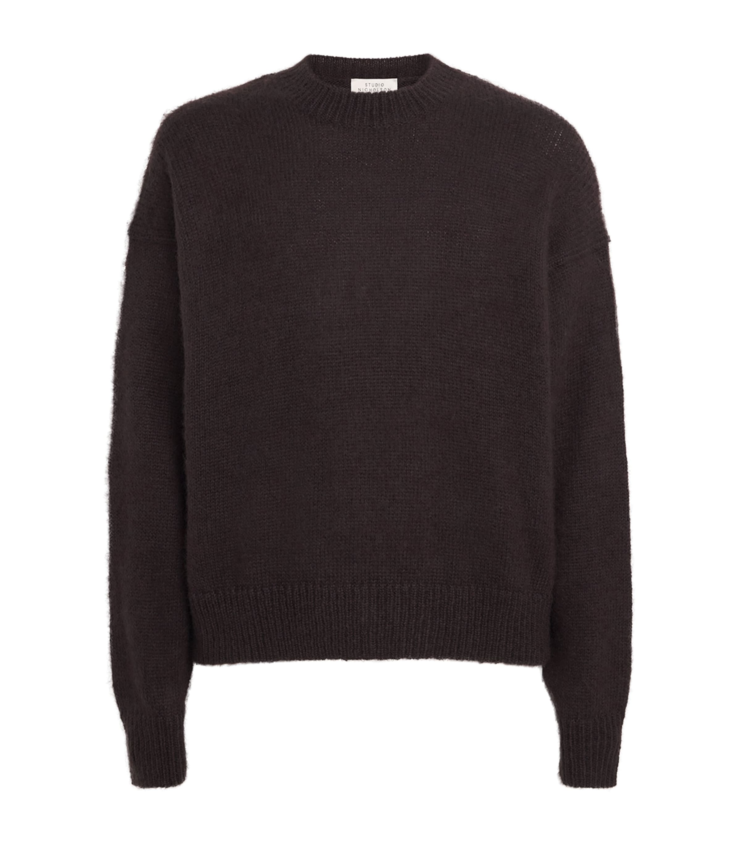 Studio Nicholson Superkid Mohair-blend Wynn Sweater In Brown