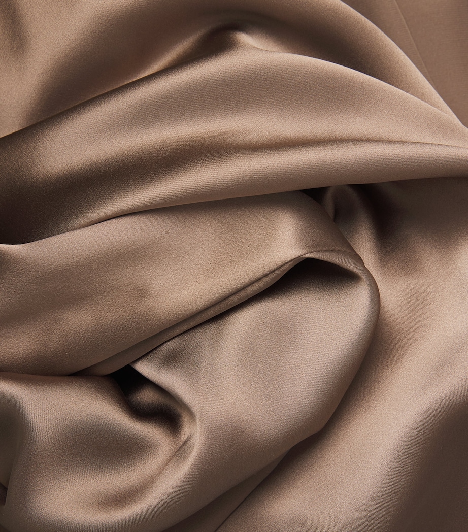 Silk One-Shoulder Maxi Dress MUD Image 5