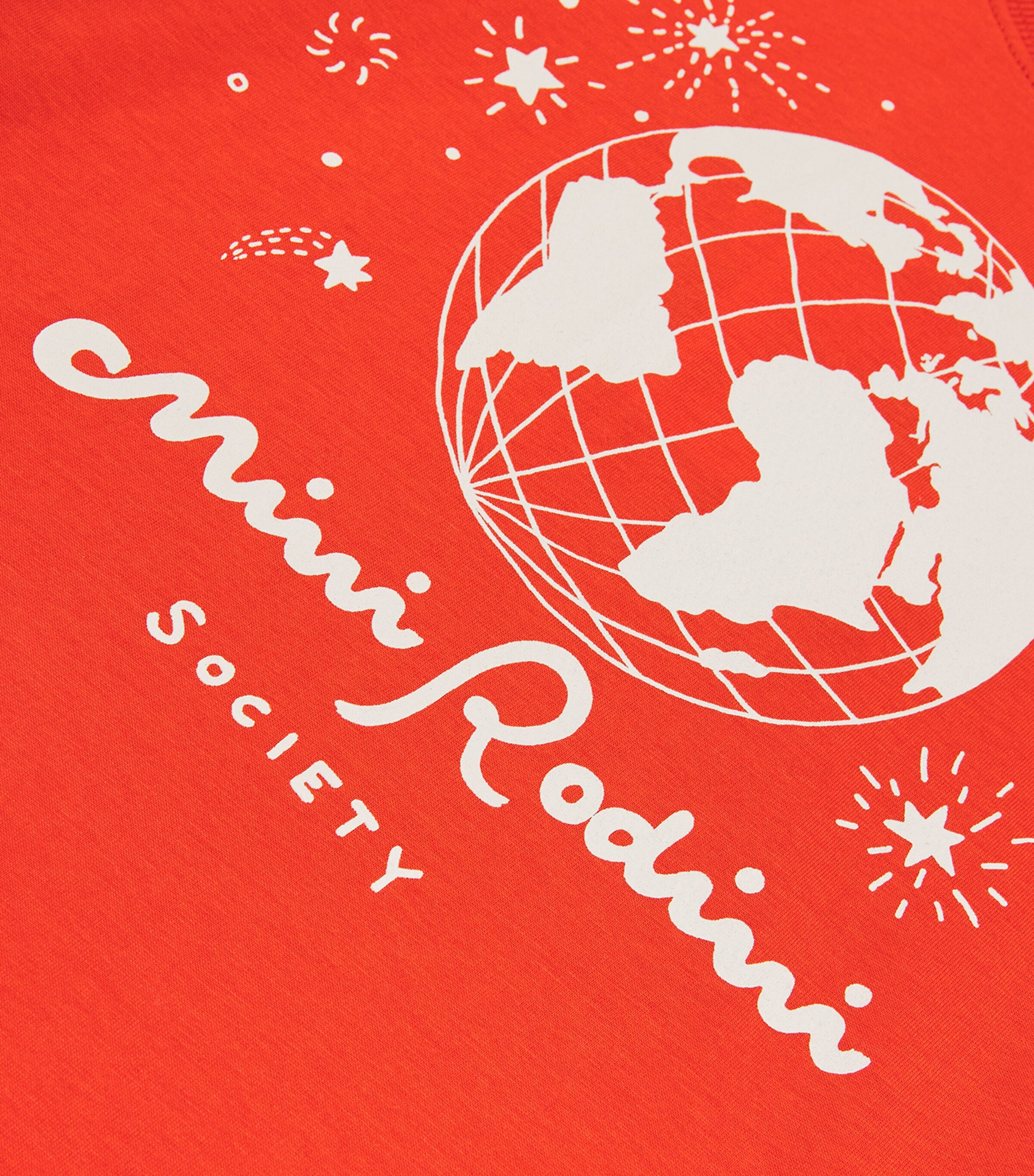 Mini Rodini Organic Cotton Society T-Shirt (3-11 Years) Image 3