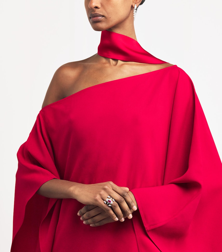 White Gold, Diamond and Ruby Ring WHITE GOLD Image 2