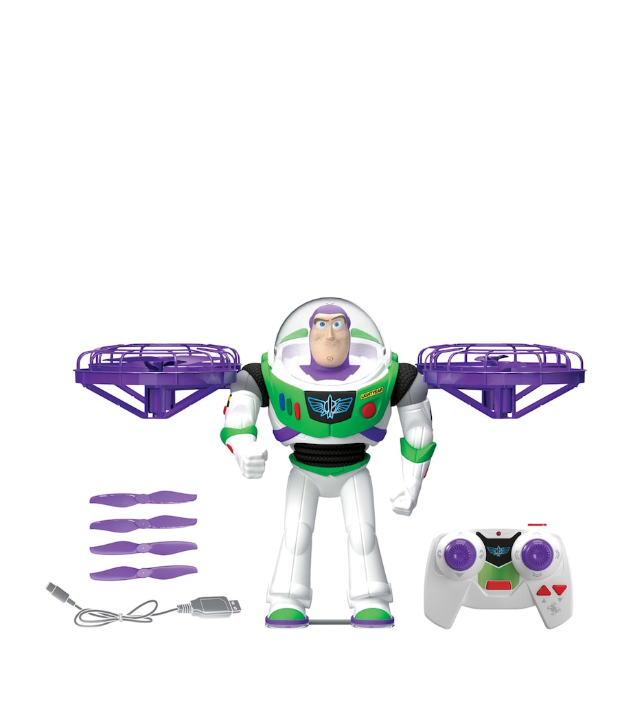 Disney Toy Story 5 Flying RC Hi-Tech Edition Buzz Lightyear Action Figure Image 6