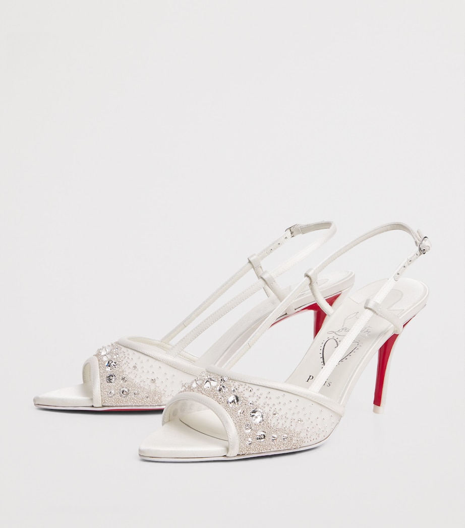 Miss Z Embellished Slingback Sandals 80 W654 Image 3