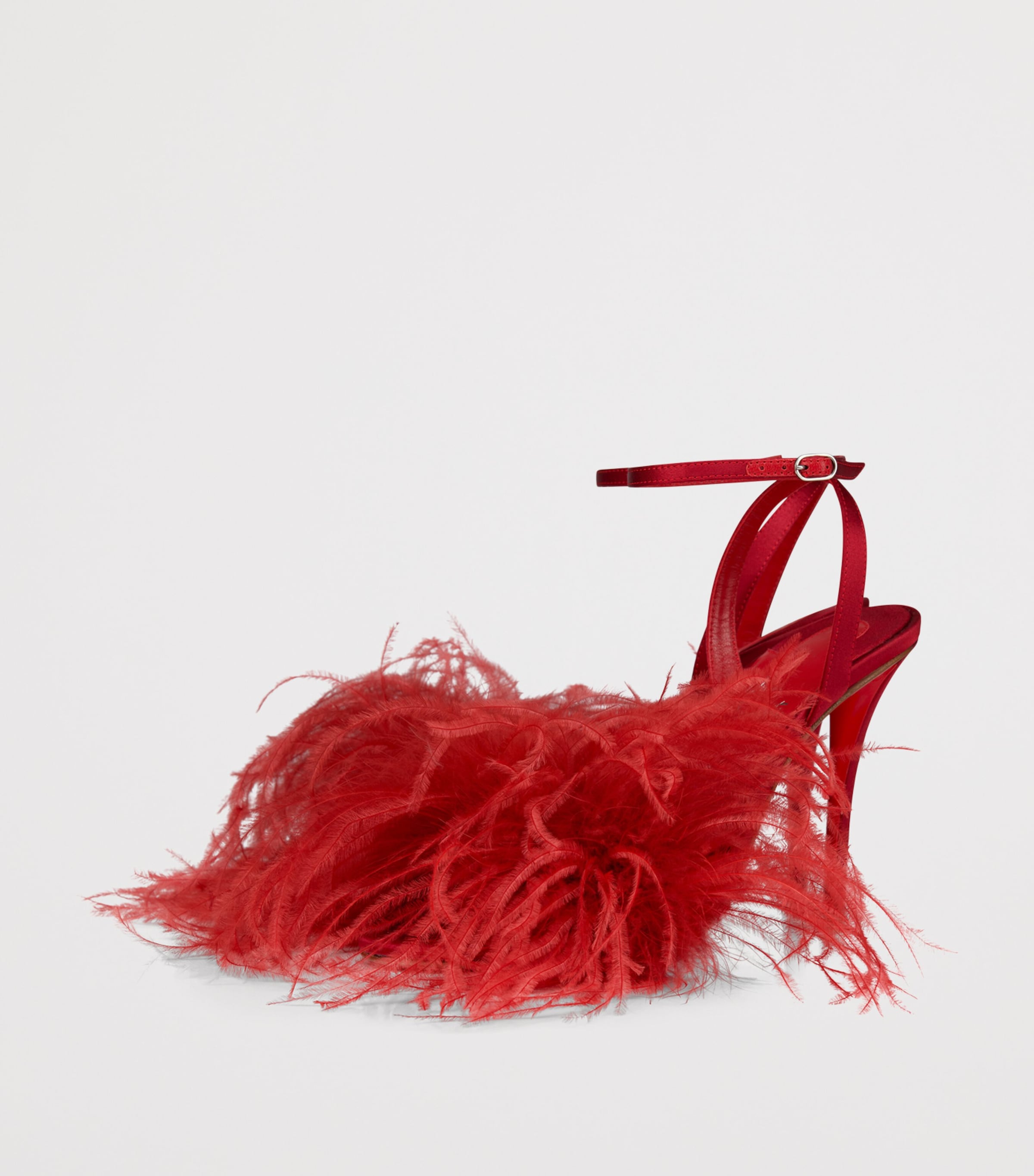 Miss Z Poupi Satin Heeled Sandals 100 R667 Image 2