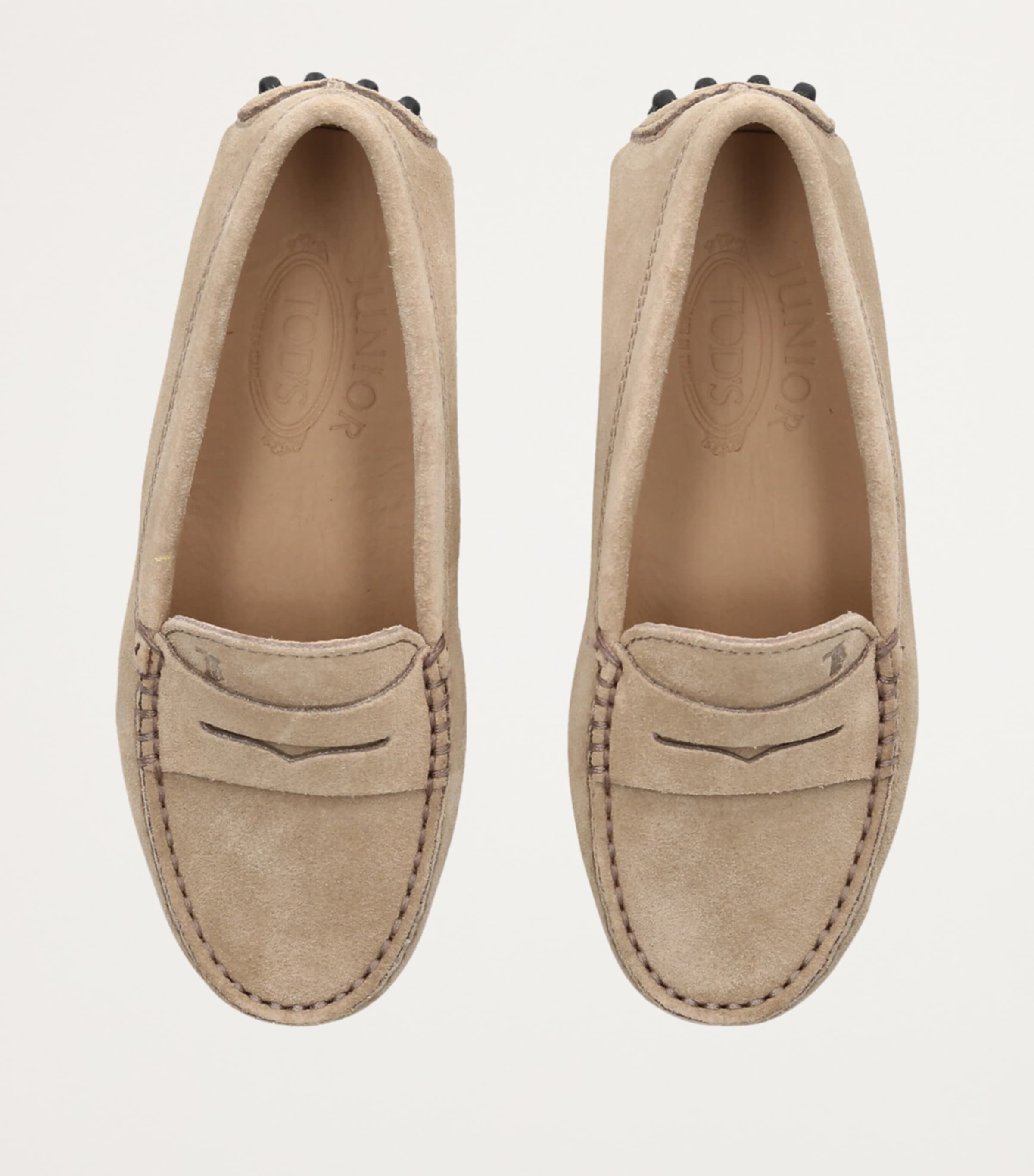 Suede Gommini Loafers TAUPE Image 4