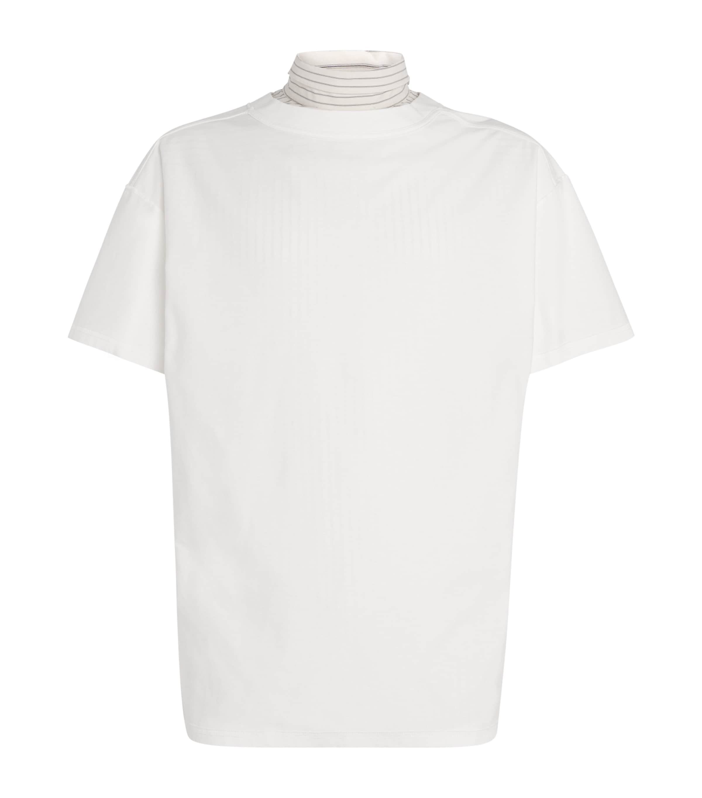 Maison Margiela Mens Cotton Layered Shirt Image 1