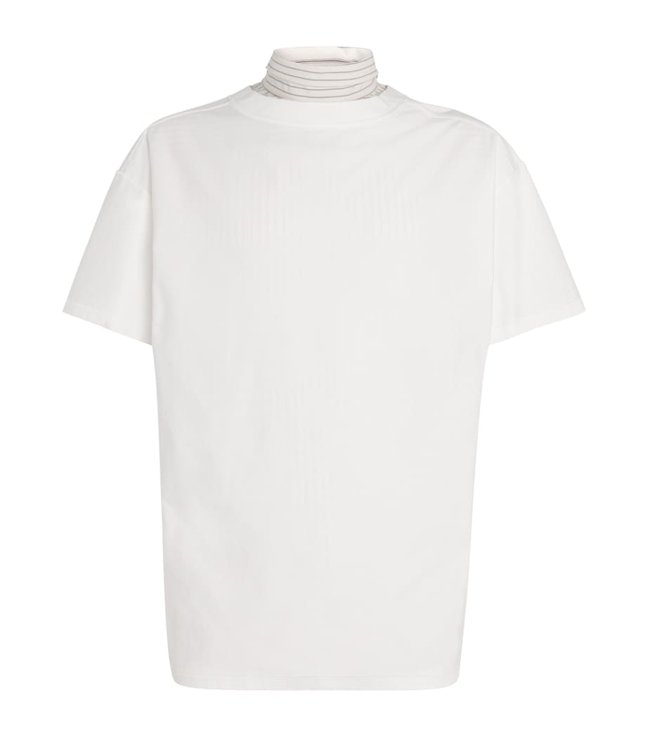 Maison Margiela Mens Cotton Layered Shirt Image 1