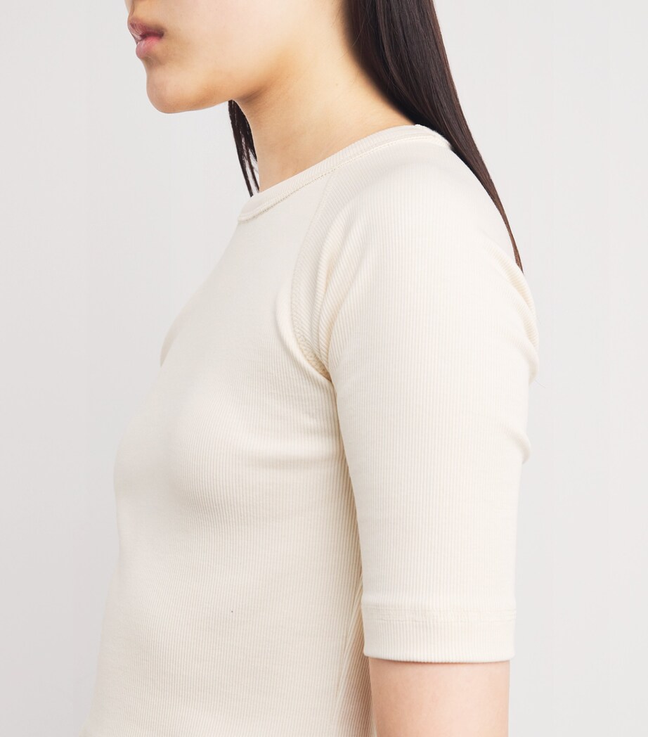 Cropped Ultimate Raglan T-Shirt VANILLA Image 6