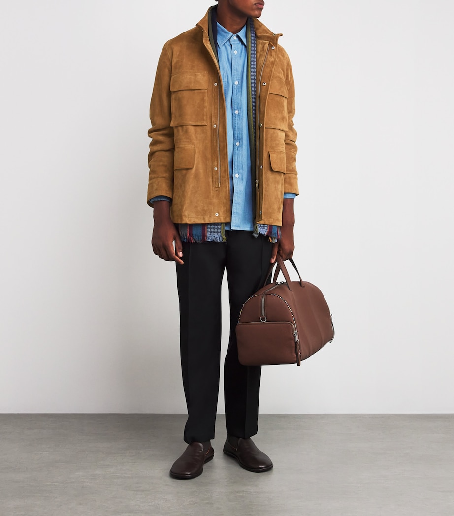 Suede Field Jacket 64A_CAMEL Image 2