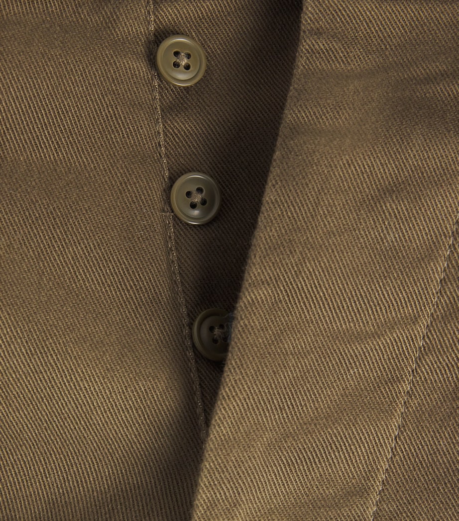 Stretch-Cotton Beaton Trousers OLIVE Image 5