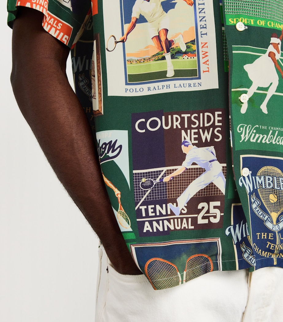 Polo Ralph Lauren Mens x Wimbledon Graphic Cuban Shirt Image 6