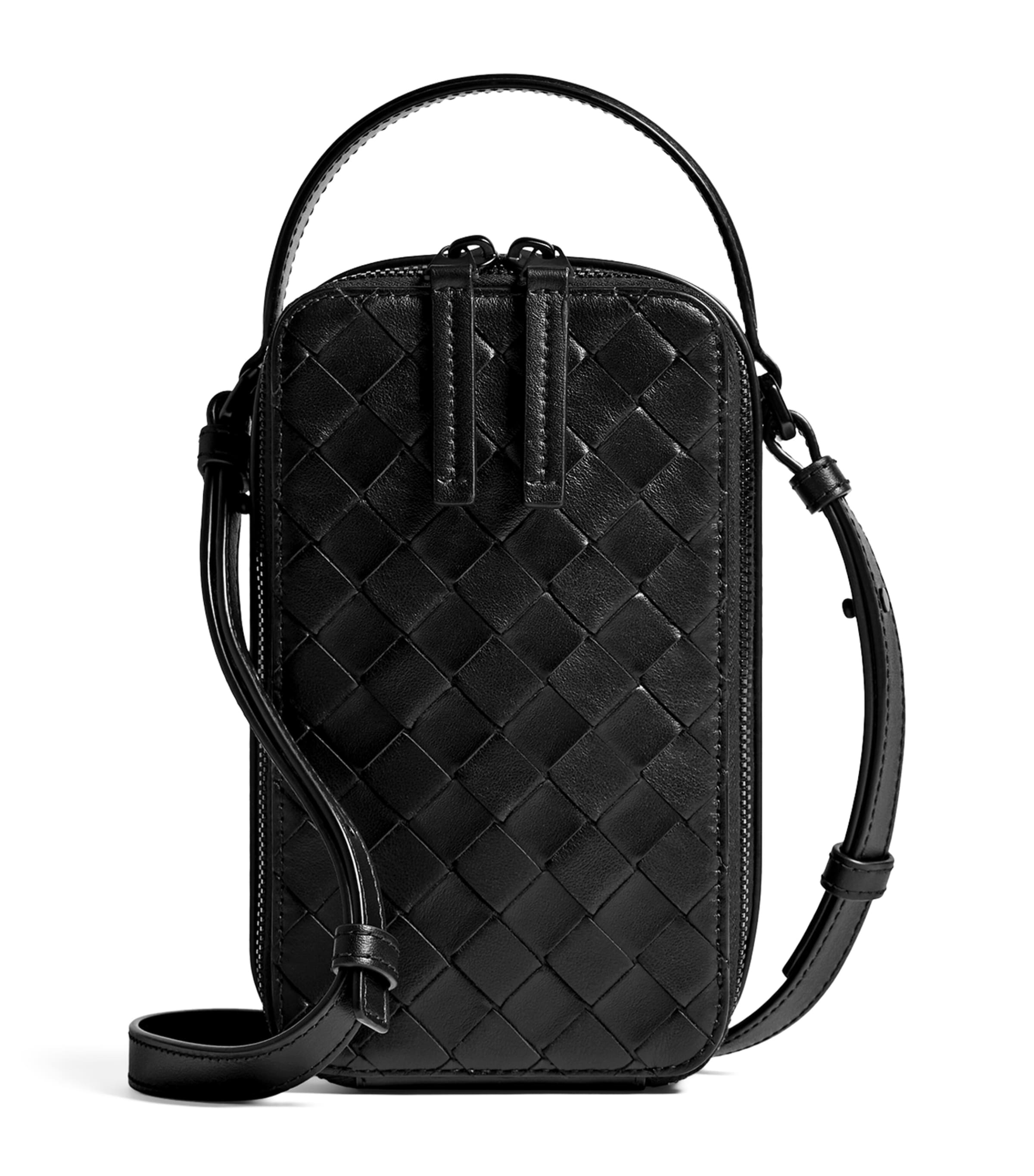 Bottega Veneta Leather Getaway Phone Pouch Image 1
