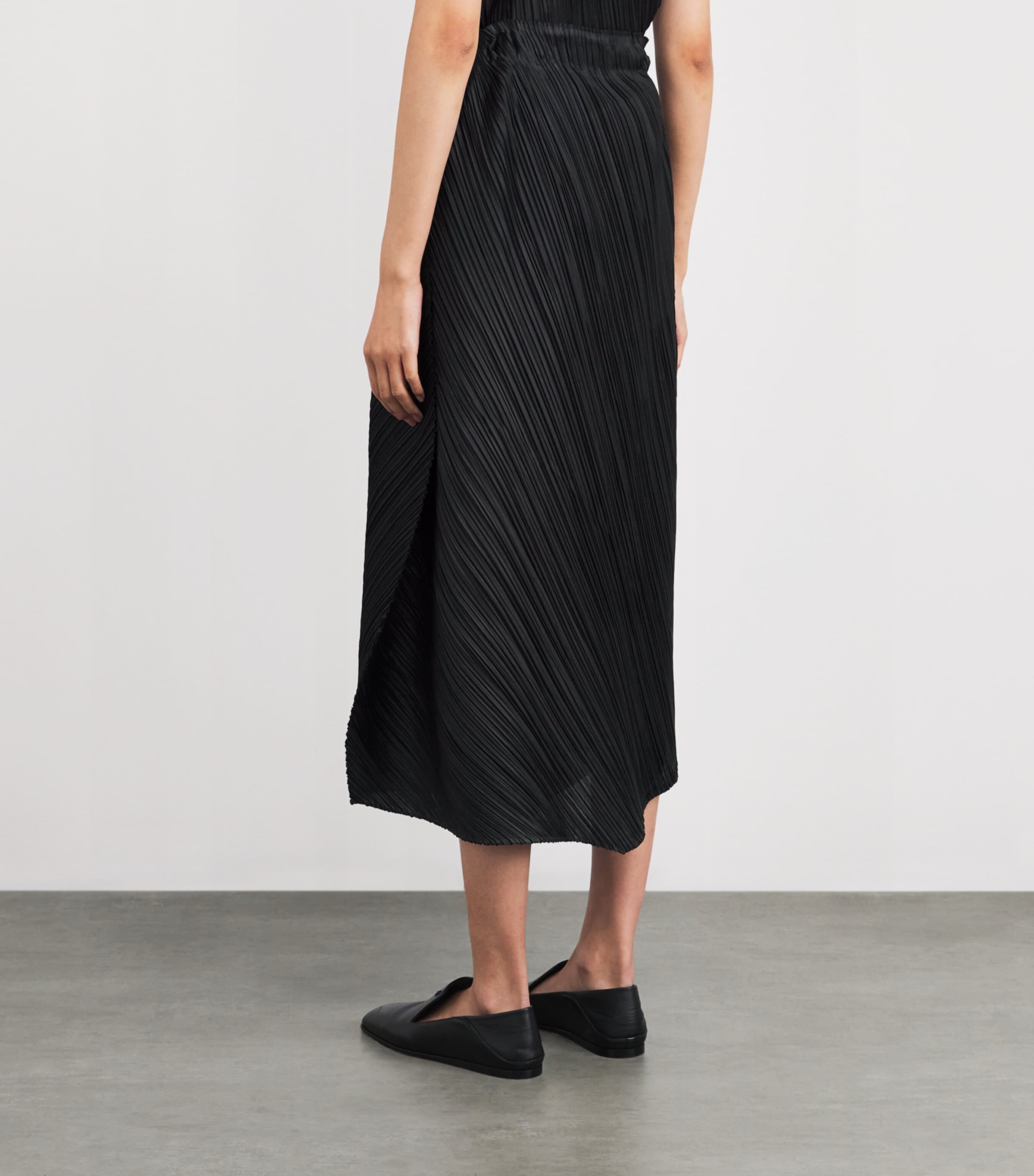 SWING Midi Skirt BLACK Image 4