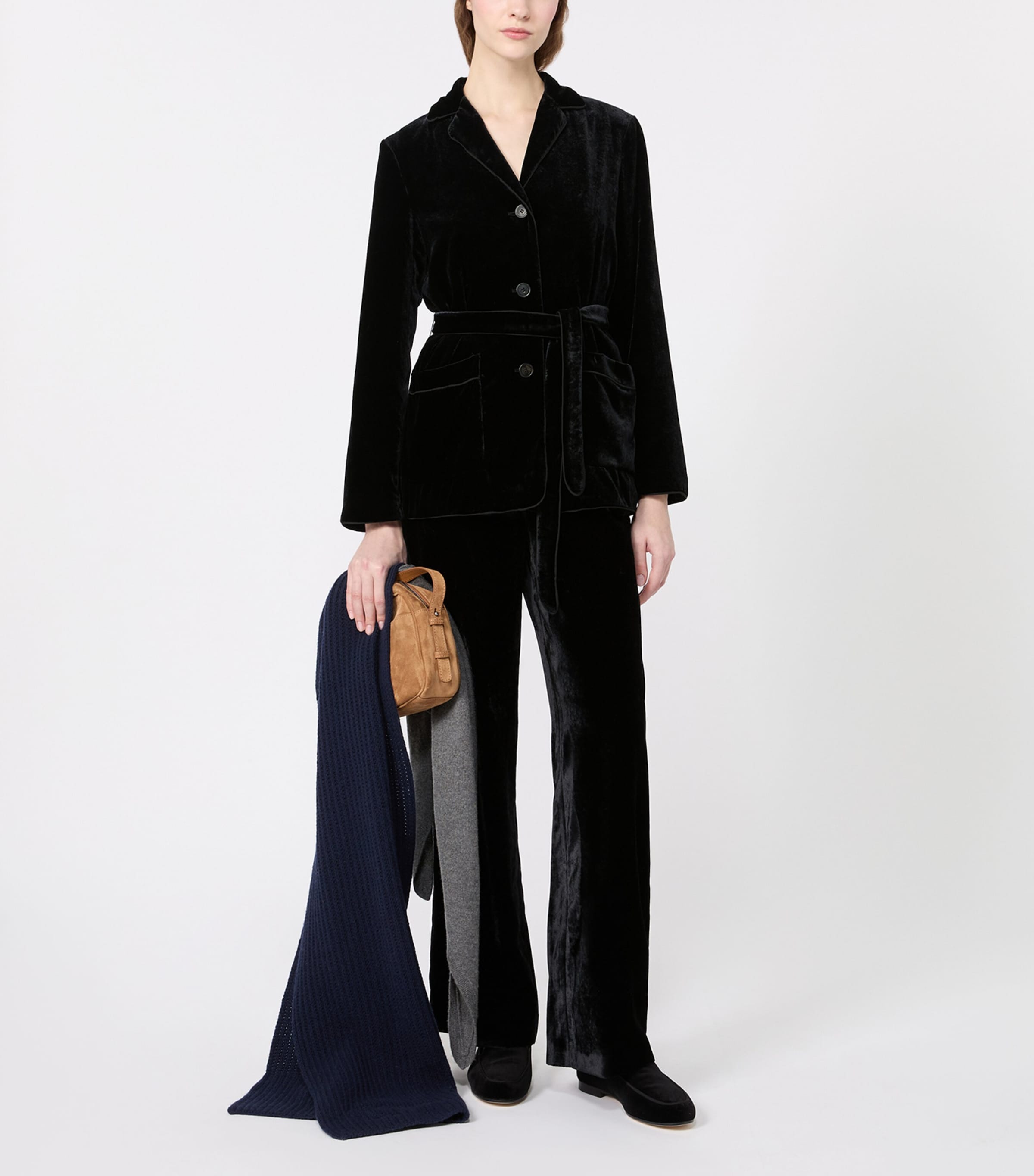 Weekend Max Mara Womens Straight Trousers Black Image 4