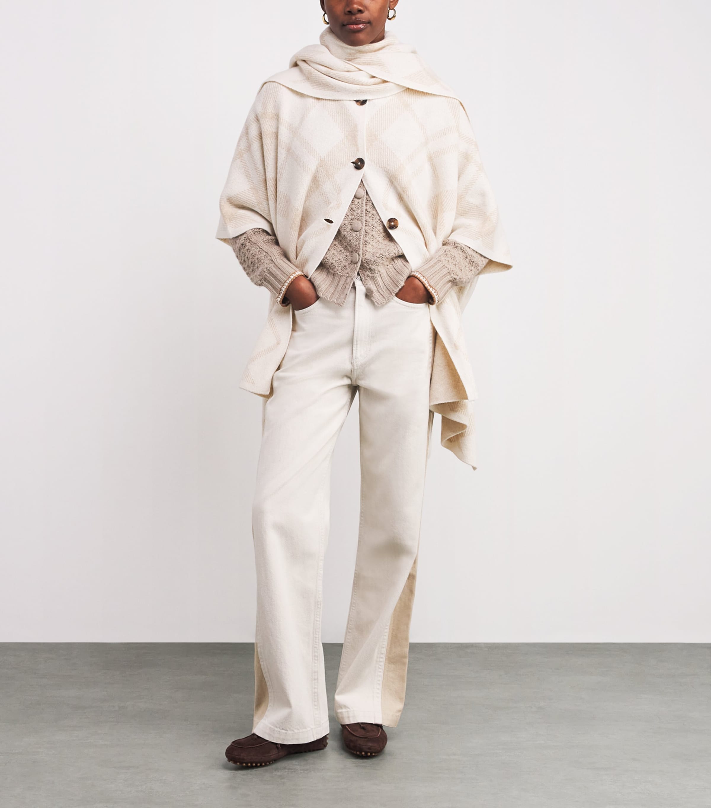 Wool-Blend Vienna Scarf and Cape MULTI Image 2