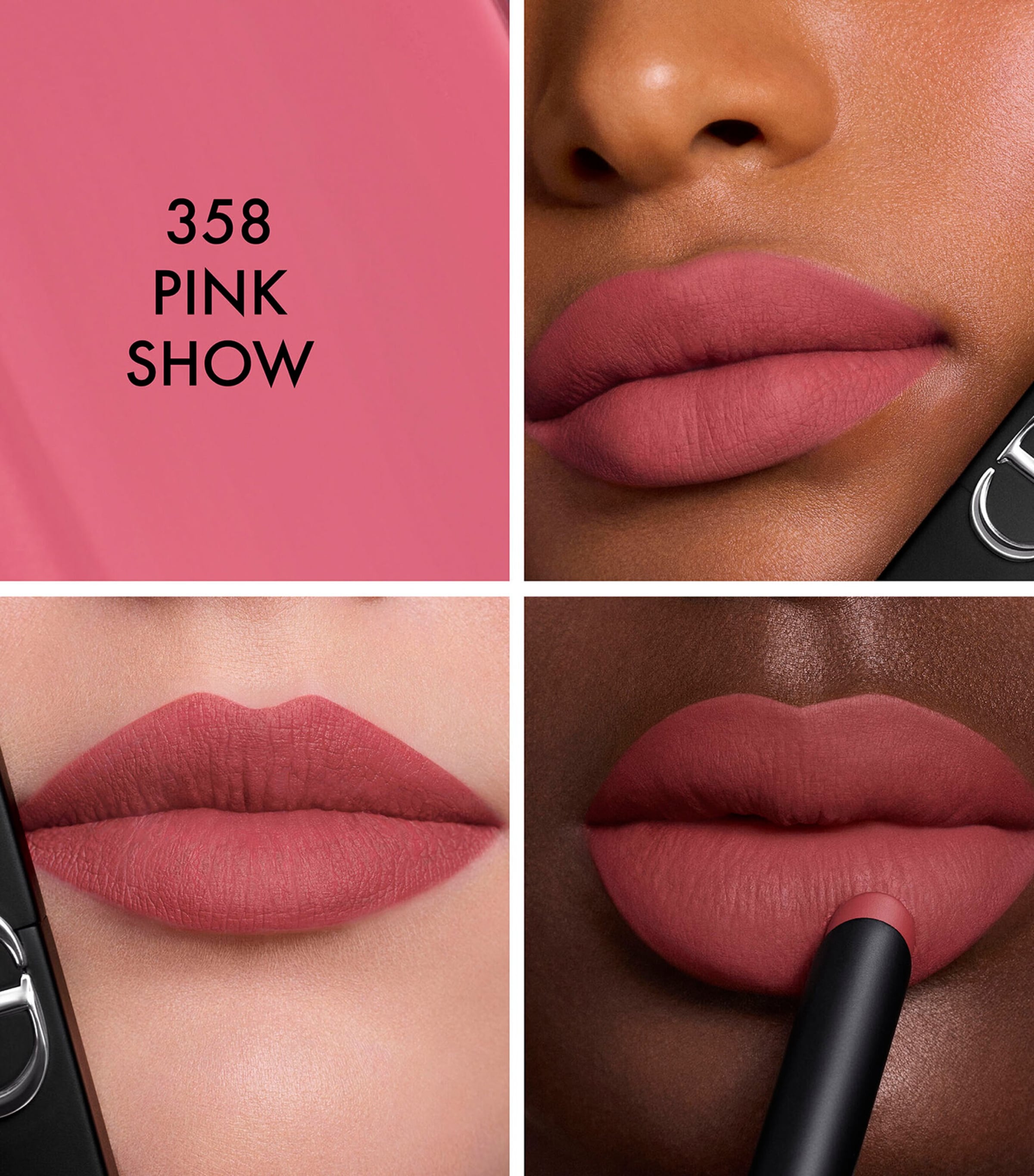 DIOR Rouge Dior On Stage Matte Lipstick Pink Show Image 3