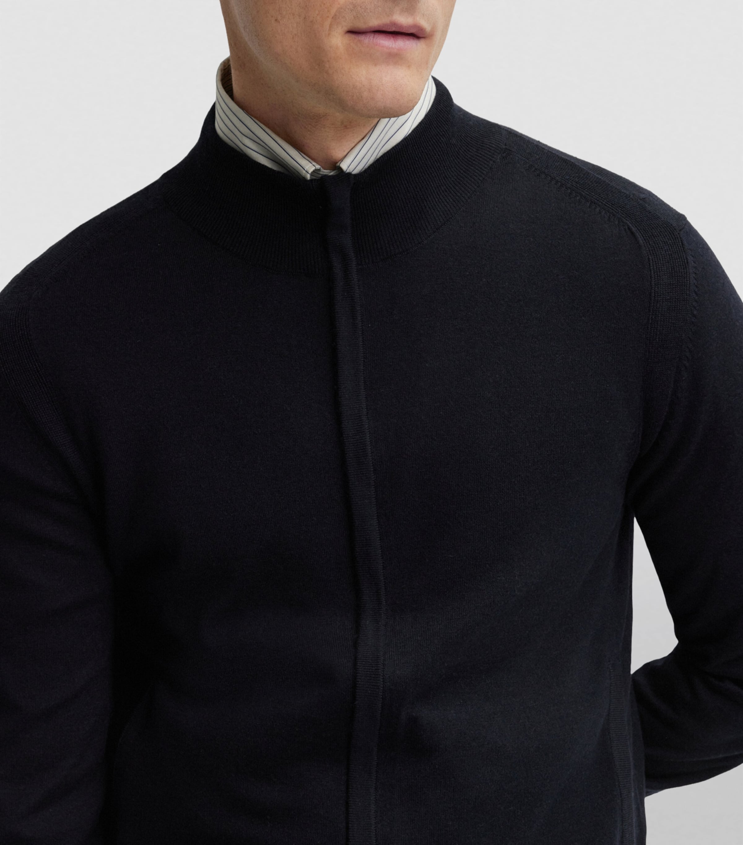 Wool-Cashmere-Silk Cardigan 404 Image 5