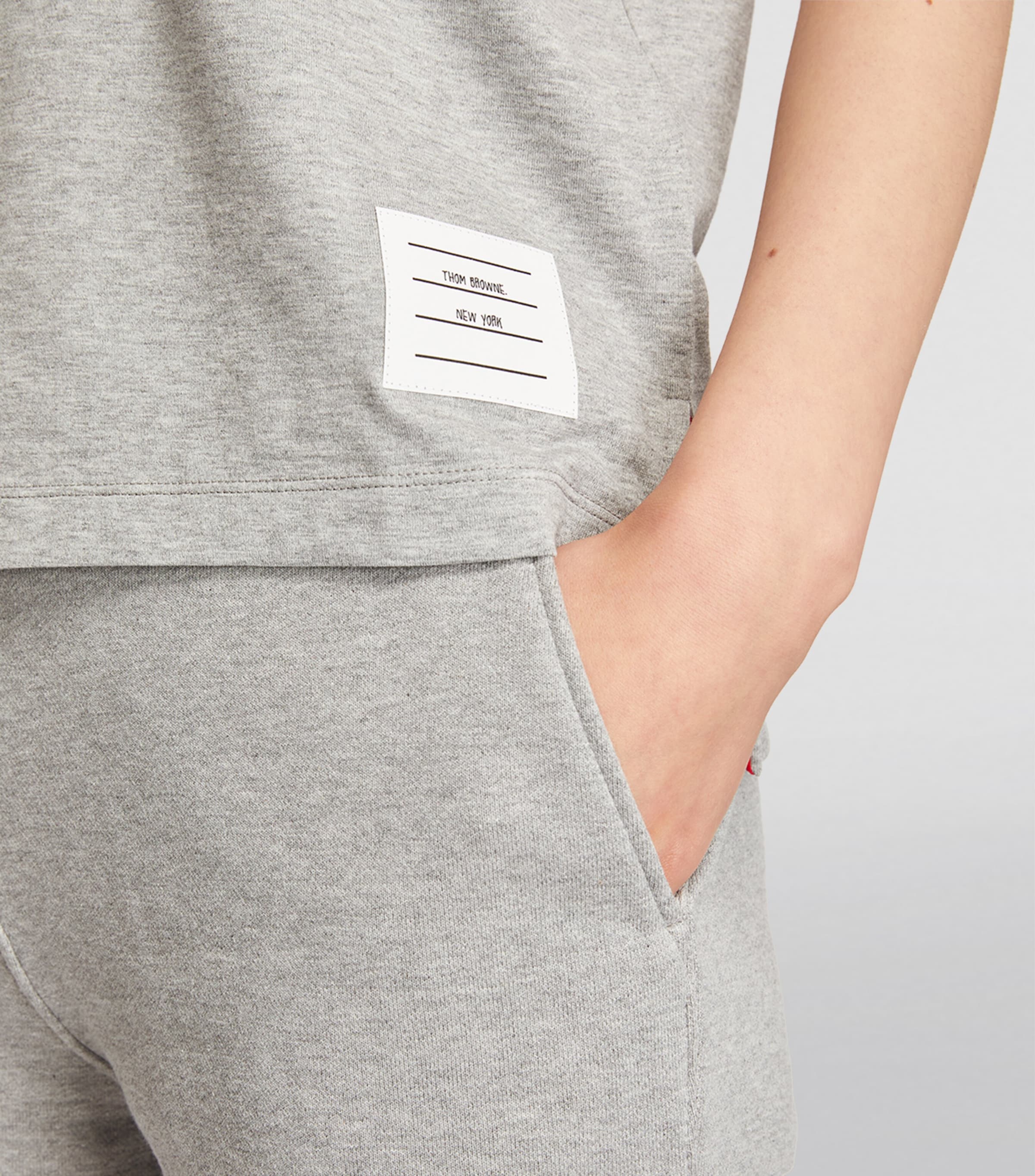 Name Patch T-Shirt LT GREY Image 6