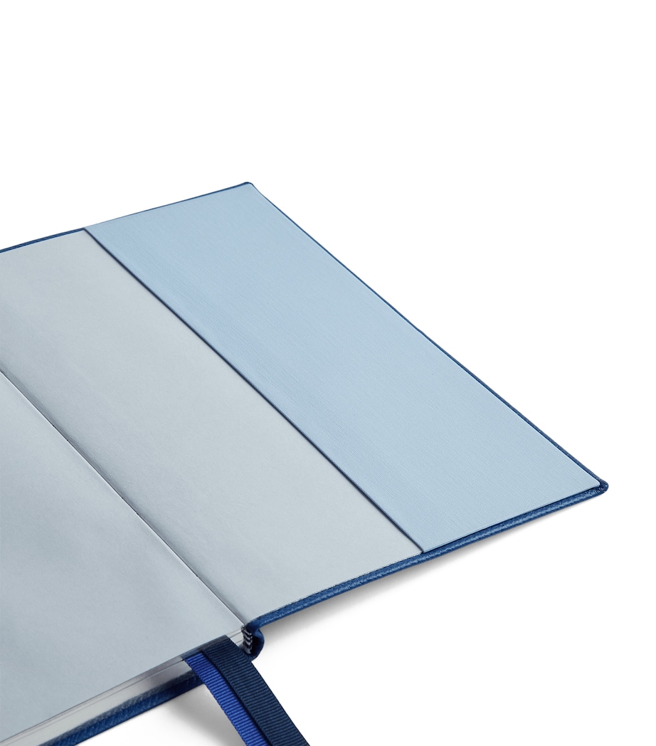 Leather Soho A5 2026 Diary CERULEAN Image 4